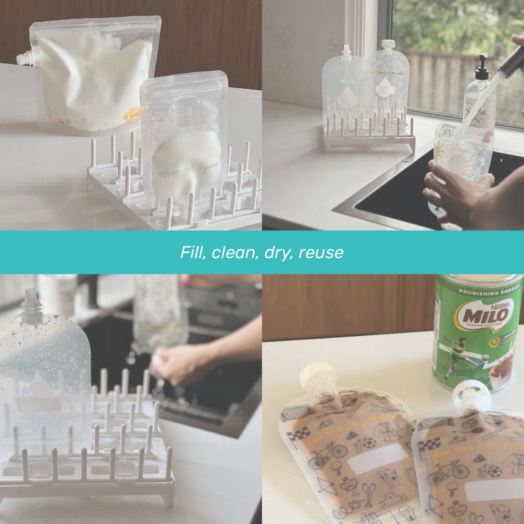 Sinchies 150ml Reusable Food Pouches - Game On!