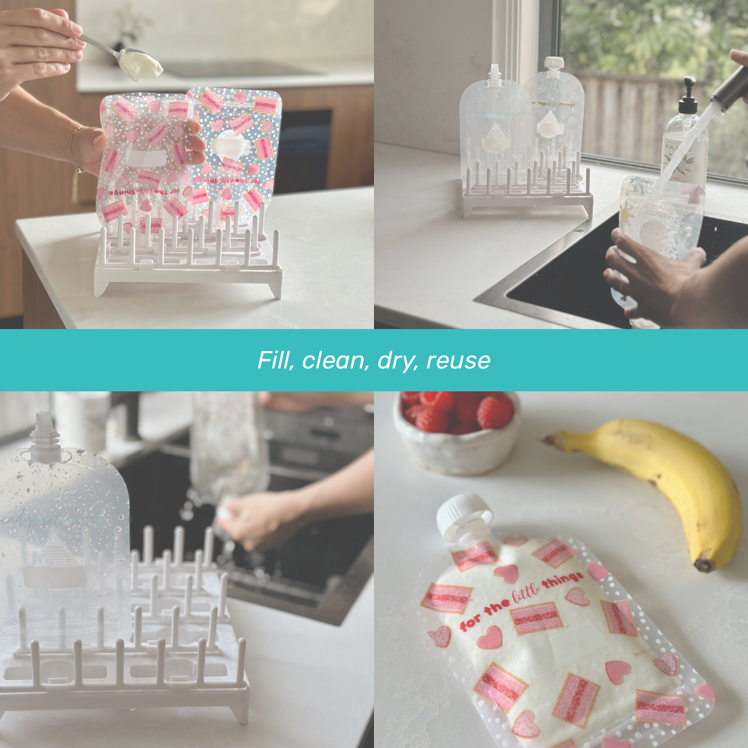 Sinchies 150ml Reusable Food Pouches - Iced Vovo