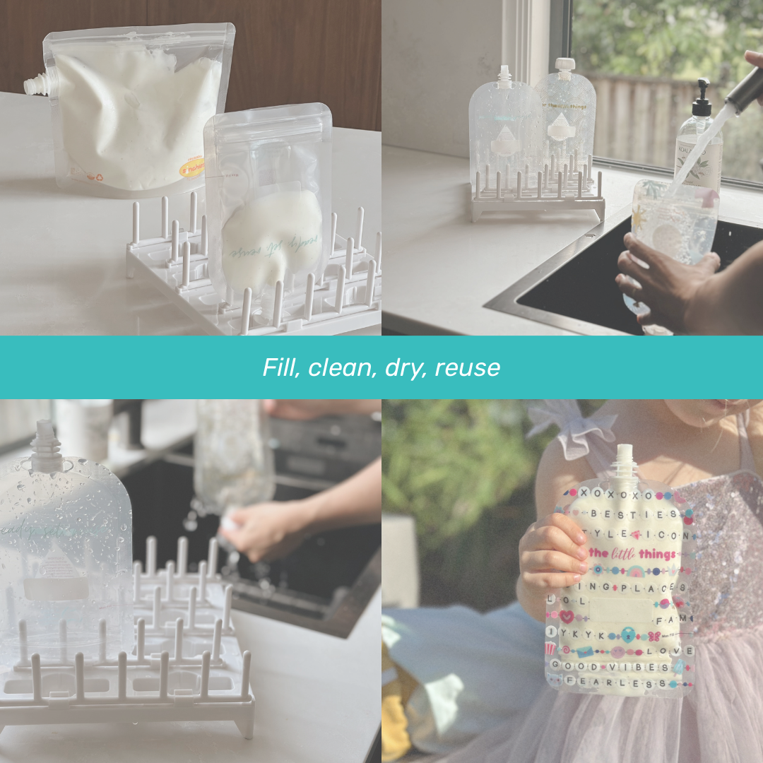 Sinchies 150ml Reusable Food Pouches - BFFs