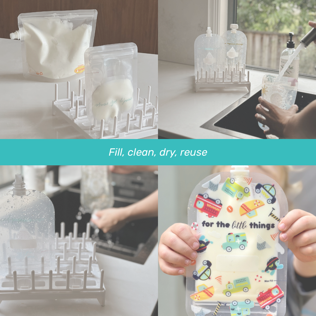 Sinchies 150ml Reusable Food Pouches - Rescue Squad