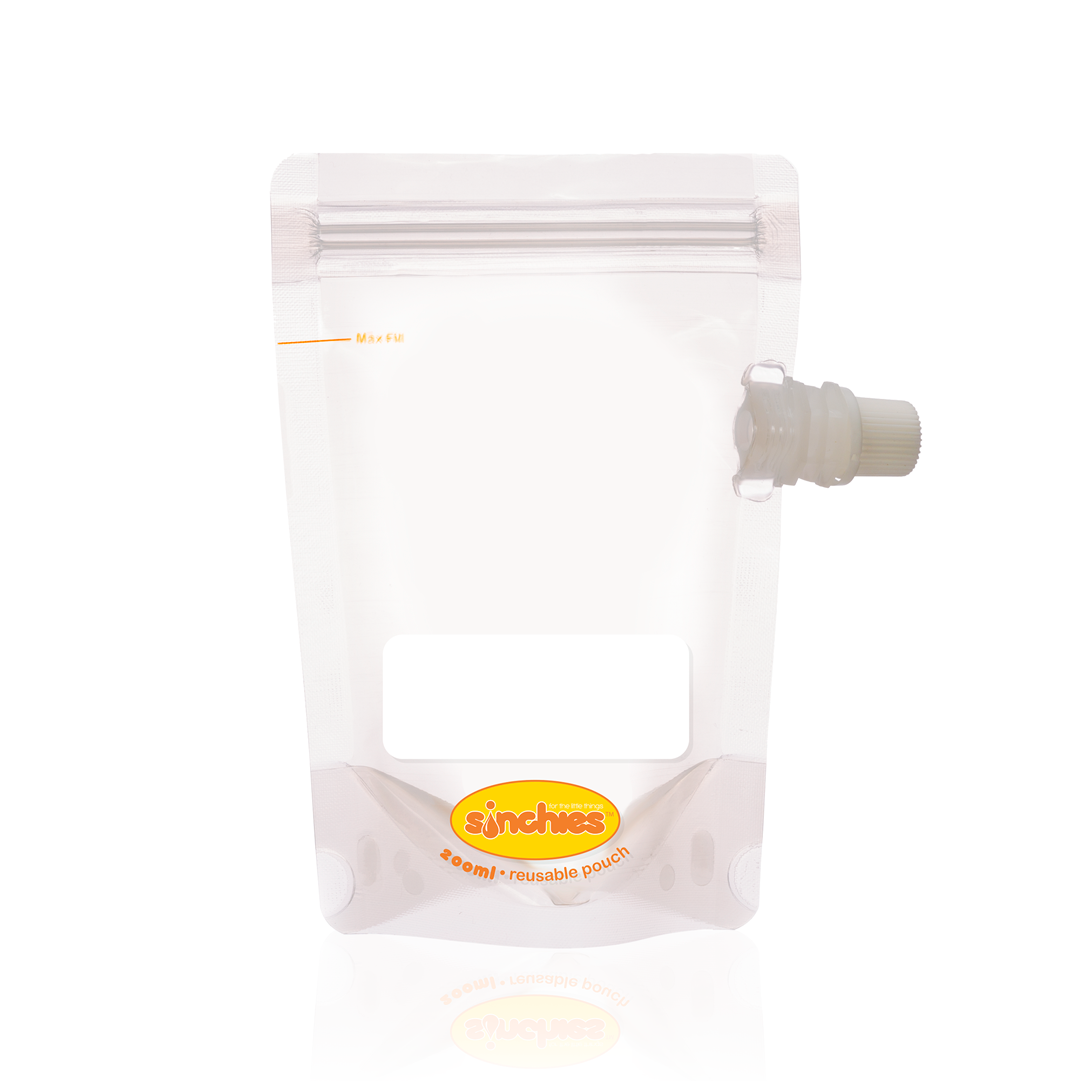 Sinchies FREE Tube Feeding Sample (200ml and 500ml Reusable Pouches)