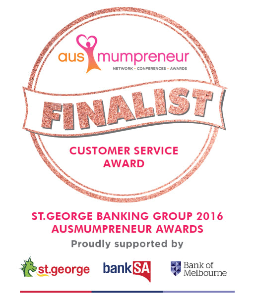 Aus mumpreneur finalist customer service award 2016