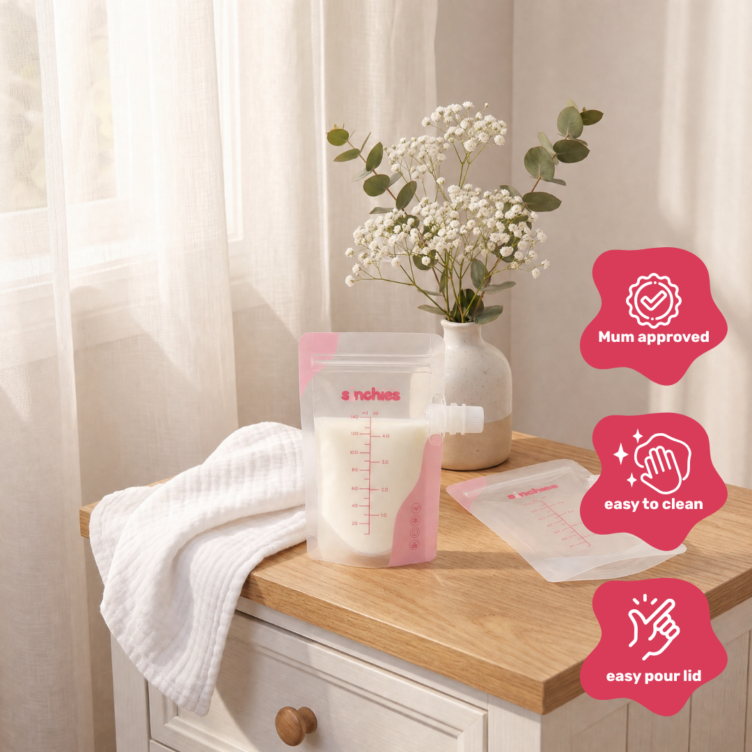 Sinchies Reusable Breast Milk Storage Bags (140ml)