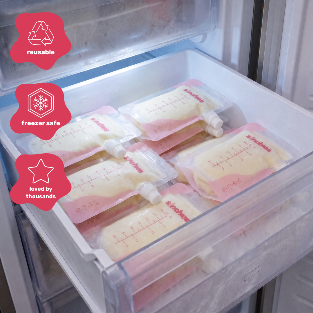 Sinchies Reusable Breast Milk Storage Bags (140ml)