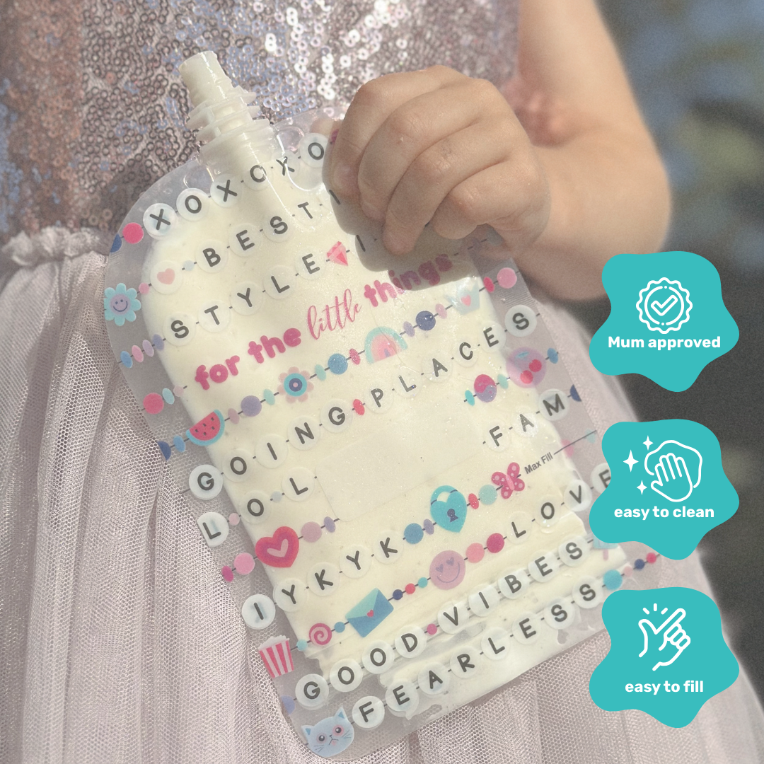 Sinchies 150ml Reusable Food Pouches - BFFs