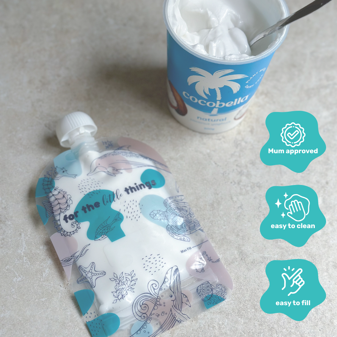 Sinchies 150ml Reusable Food Pouches - Under the Sea