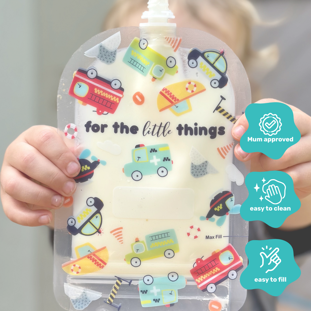 Sinchies 150ml Reusable Food Pouches - Rescue Squad