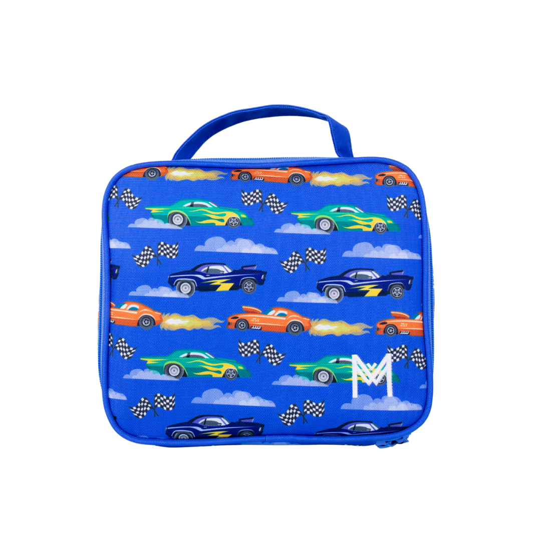 MontiiCo Insulated Lunch Bag (Medium) - speed racer
