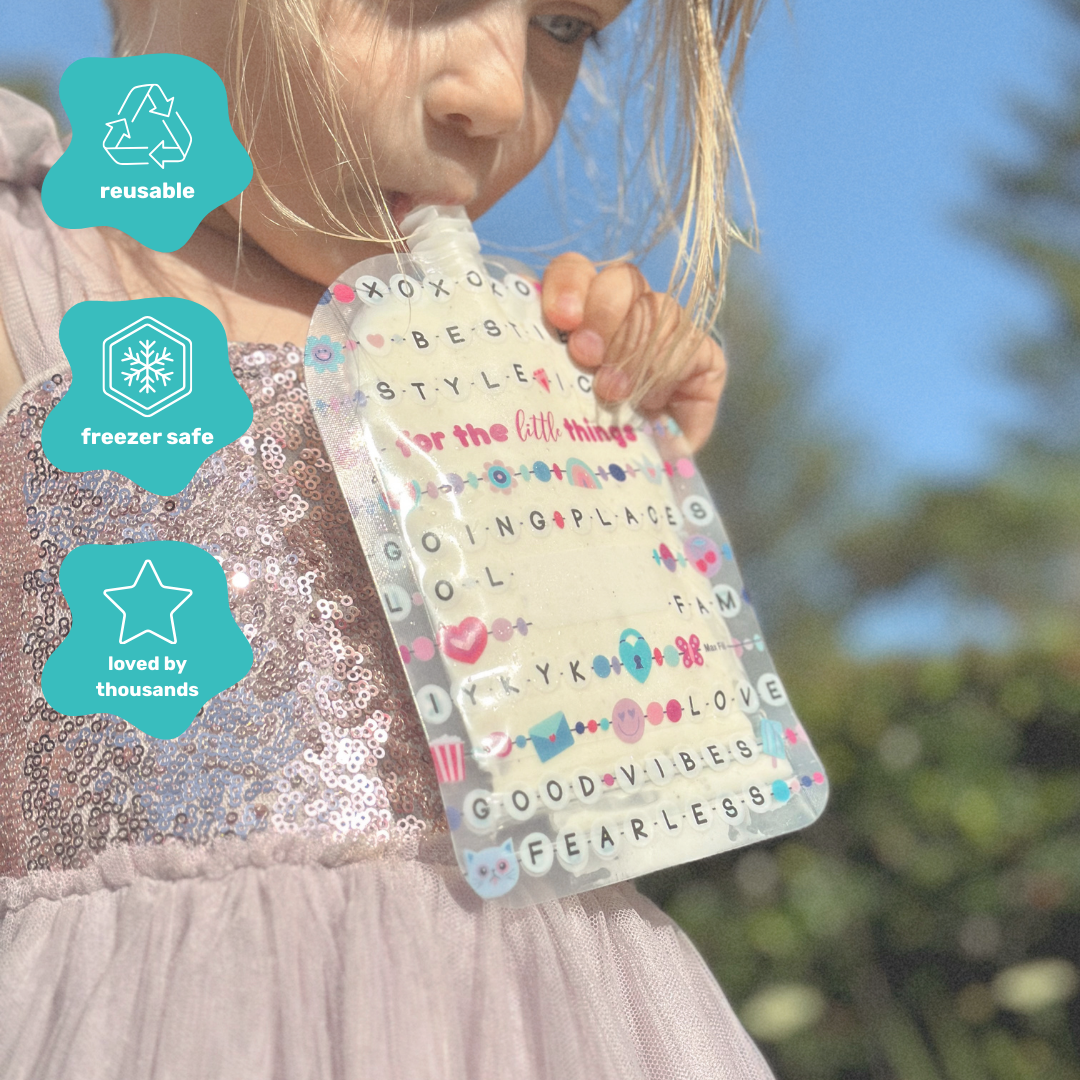 Sinchies 150ml Reusable Food Pouches - BFFs