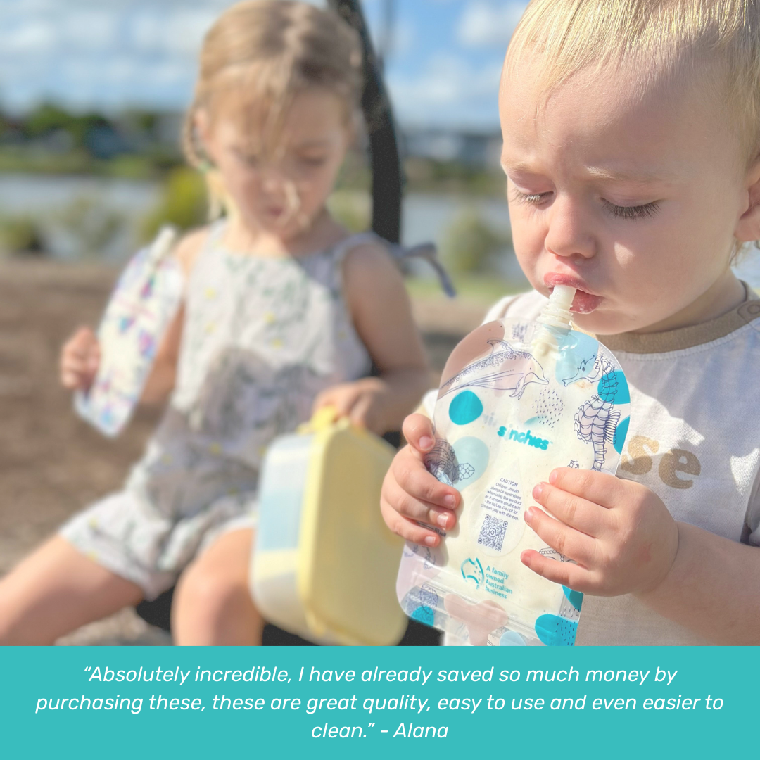 Sinchies 150ml Reusable Food Pouches - Under the Sea