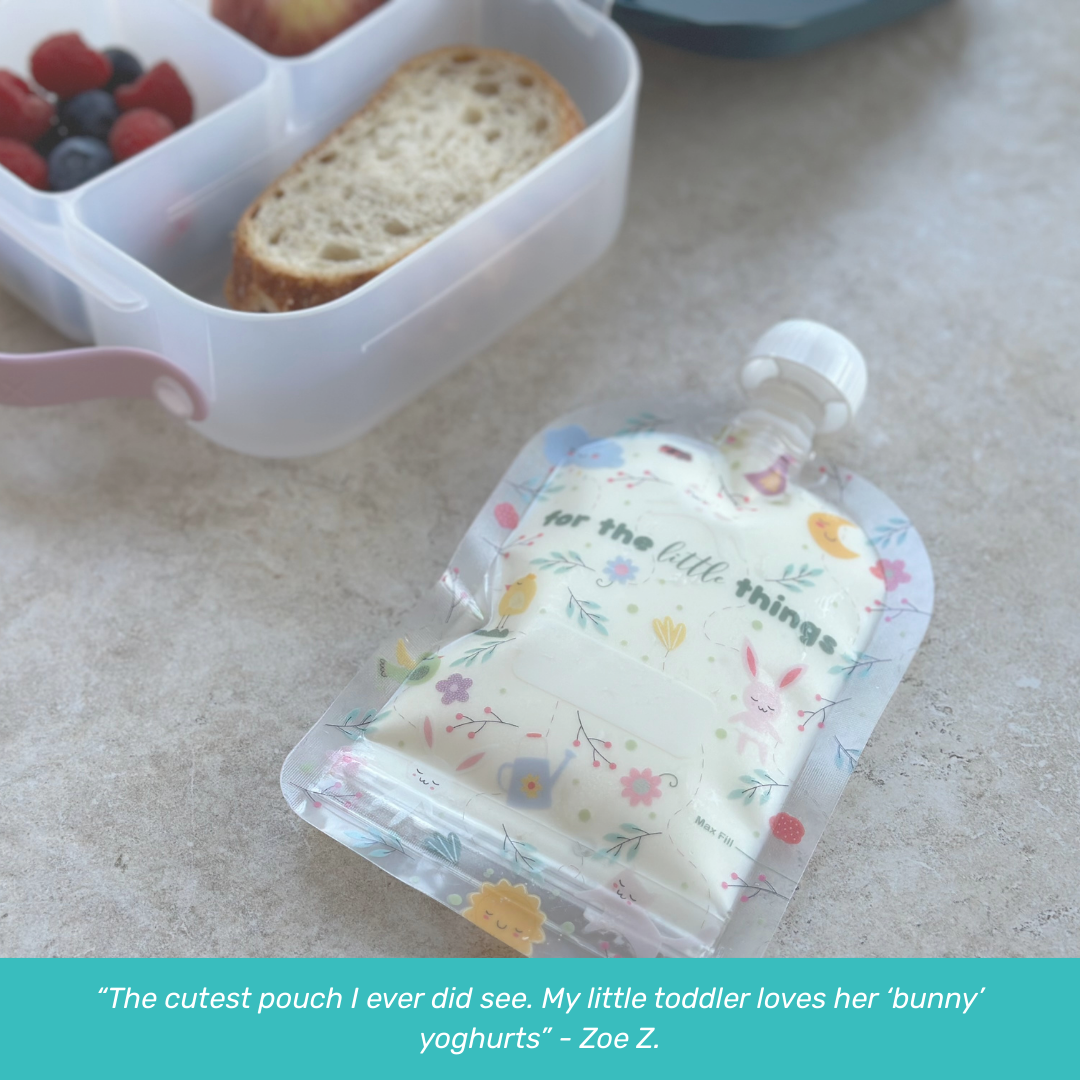 Sinchies 150ml Reusable Food Pouches - Sugar and Spice