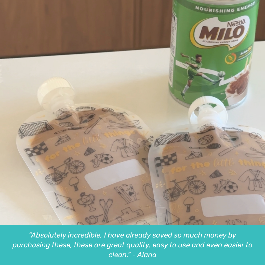 Sinchies 150ml Reusable Food Pouches - Game On!