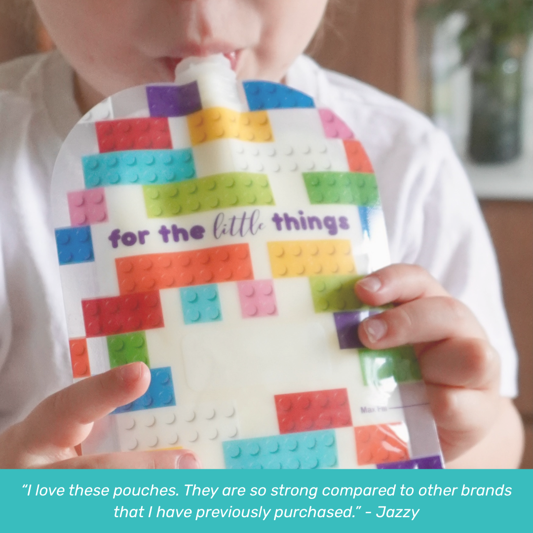 Sinchies 150ml Reusable Food Pouches - Block Party