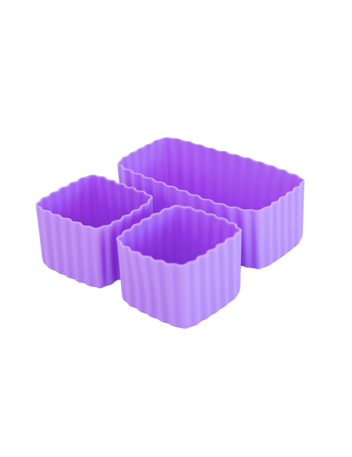 dusk purple silicone bento cups for lunch box