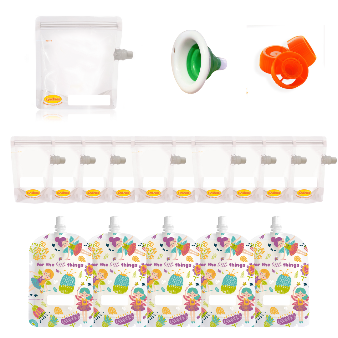 Sinchies first solids weaning kit fairies