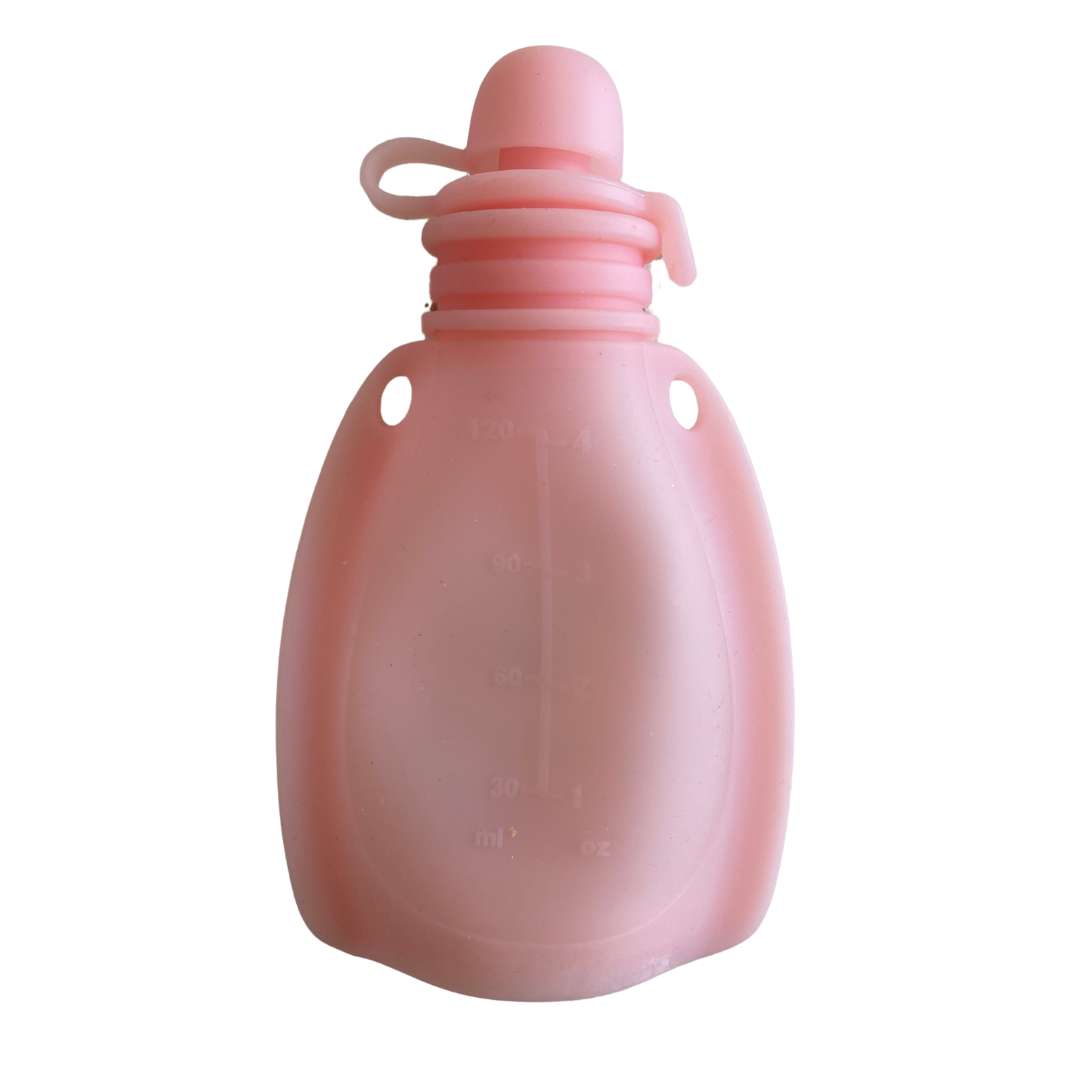 Sinchies Silicone Squeezy Pouch - Pink Pastel Pop