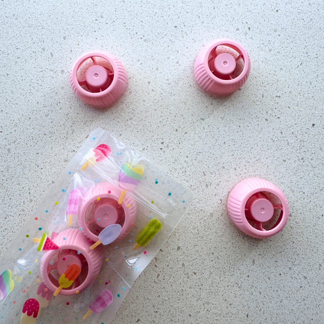 Sinchies round anti-choke lids (5 pack)