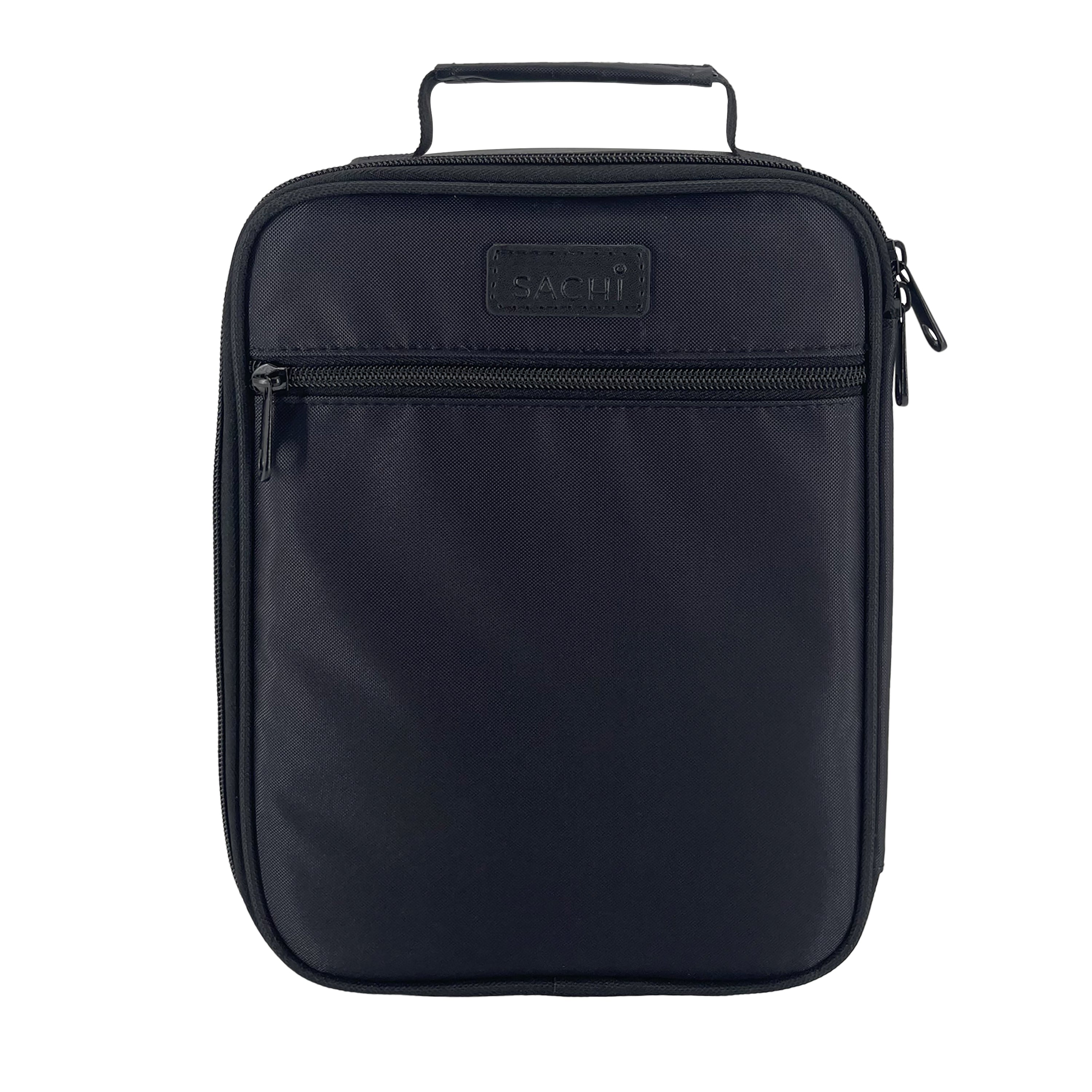 black insulated lunch bag Saachi