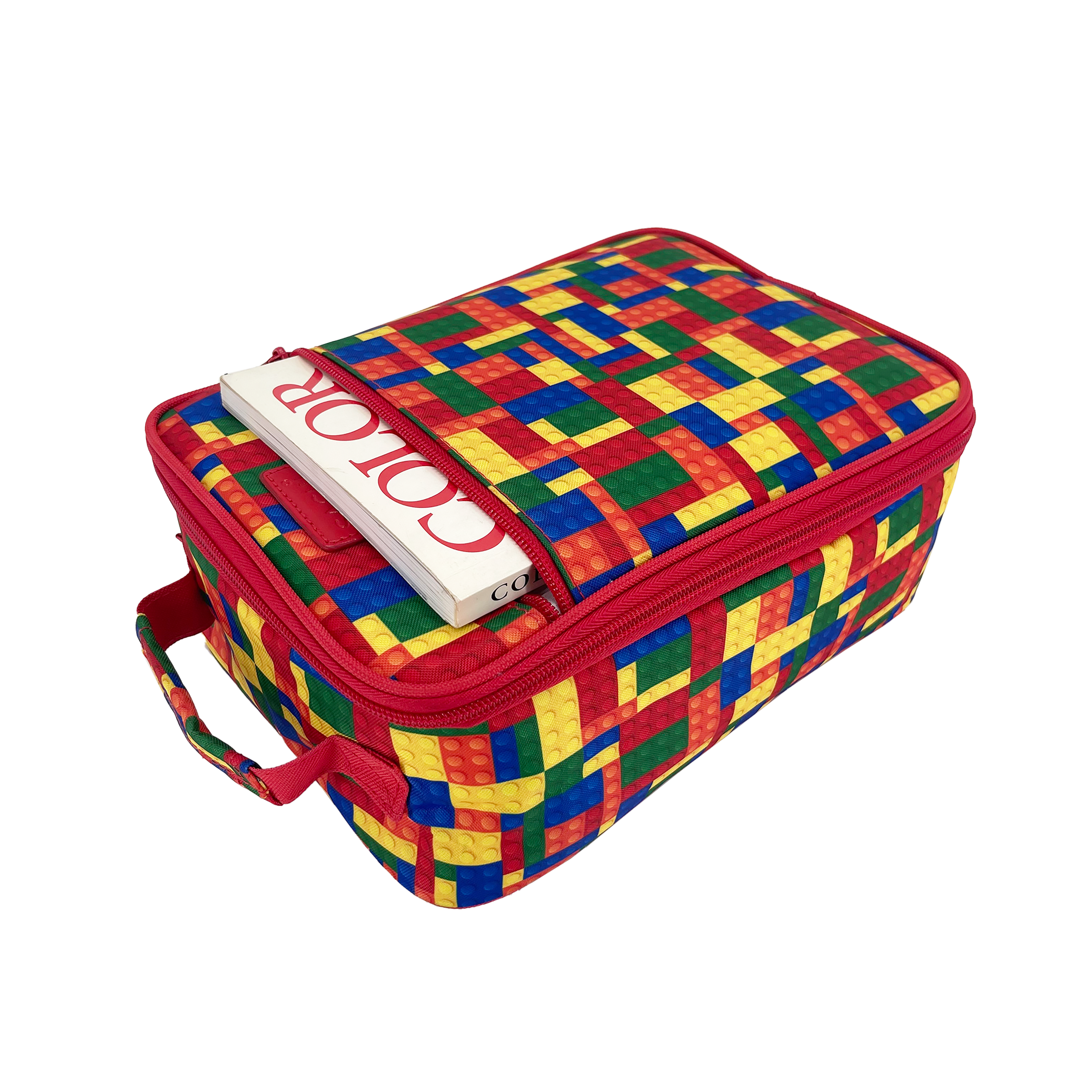 Bricks insulated lunch bag by Saachi