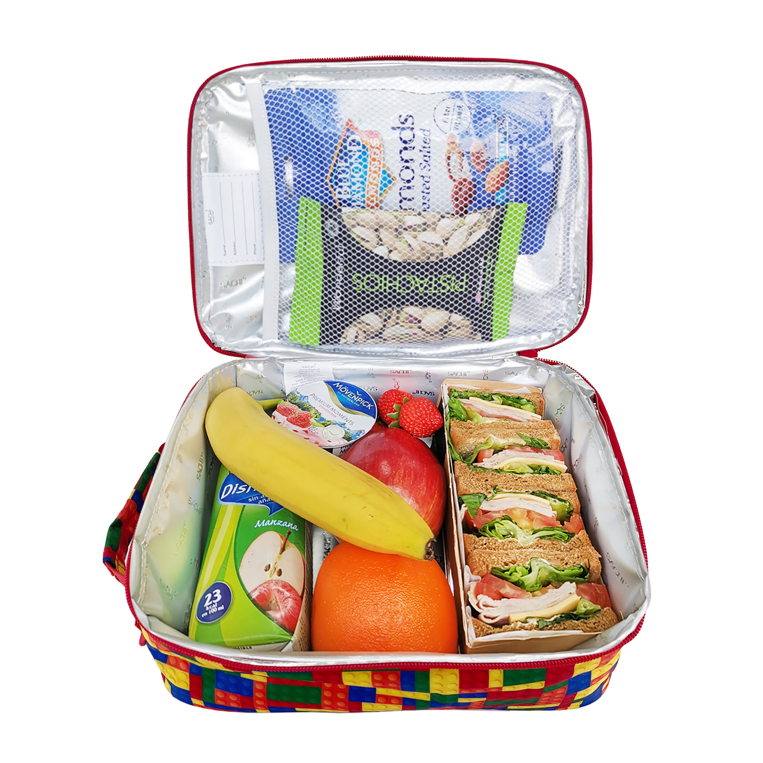 Bricks insulated lunch bag by Saachi