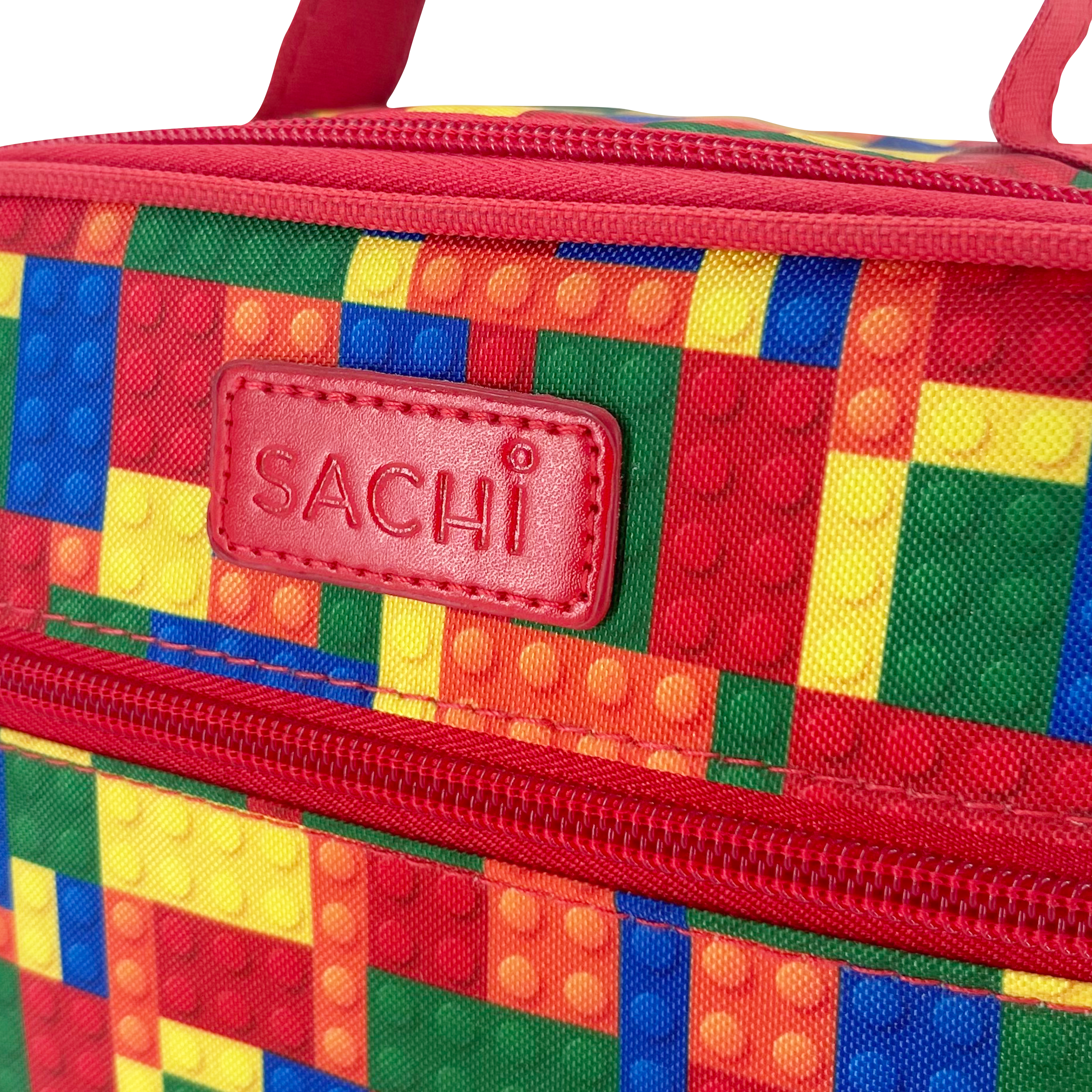 Sachi Kids Insulated Junior Lunch Bag - Bricks