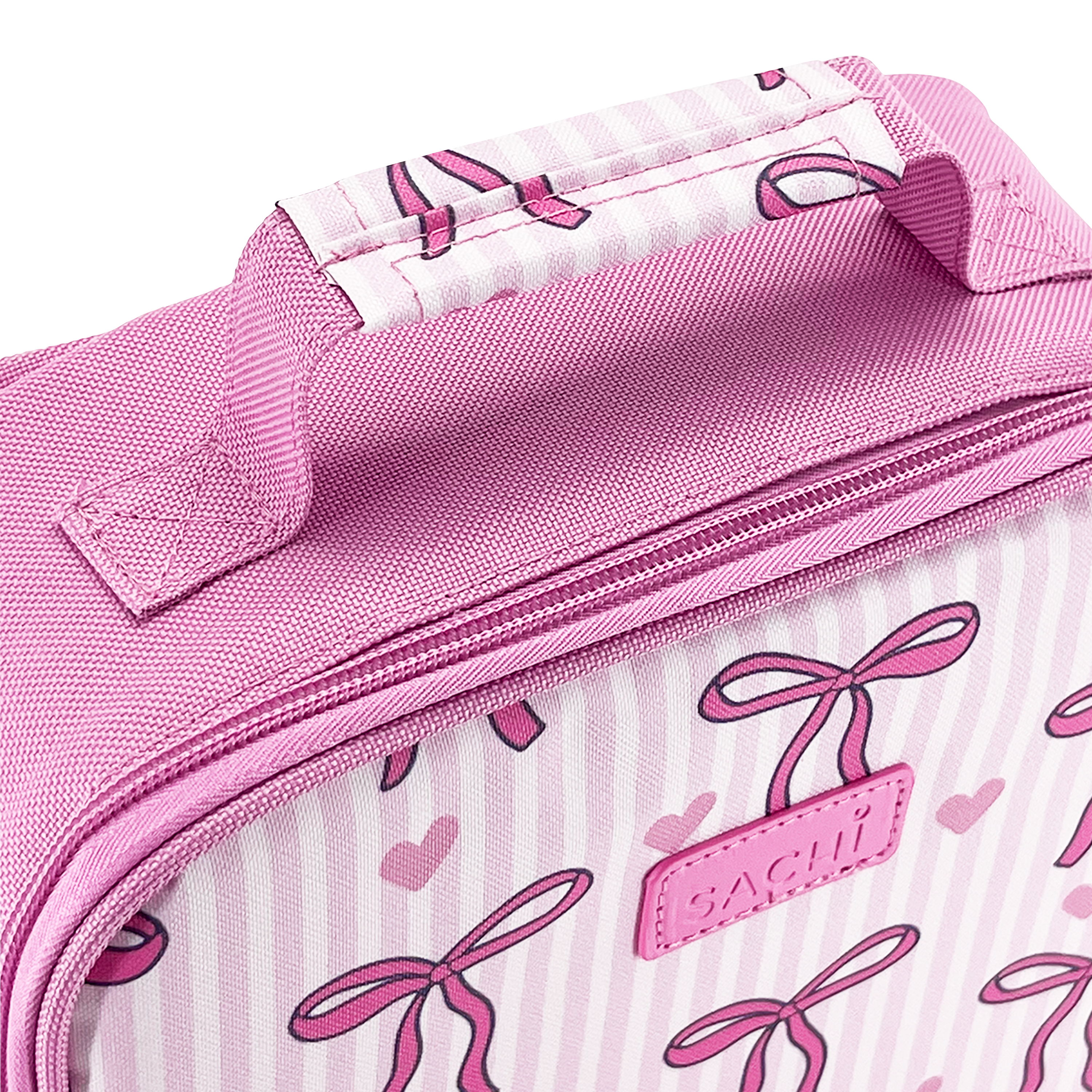 Sachi Kids Insulated Junior XL Lunch Bag - Bows & Hearts