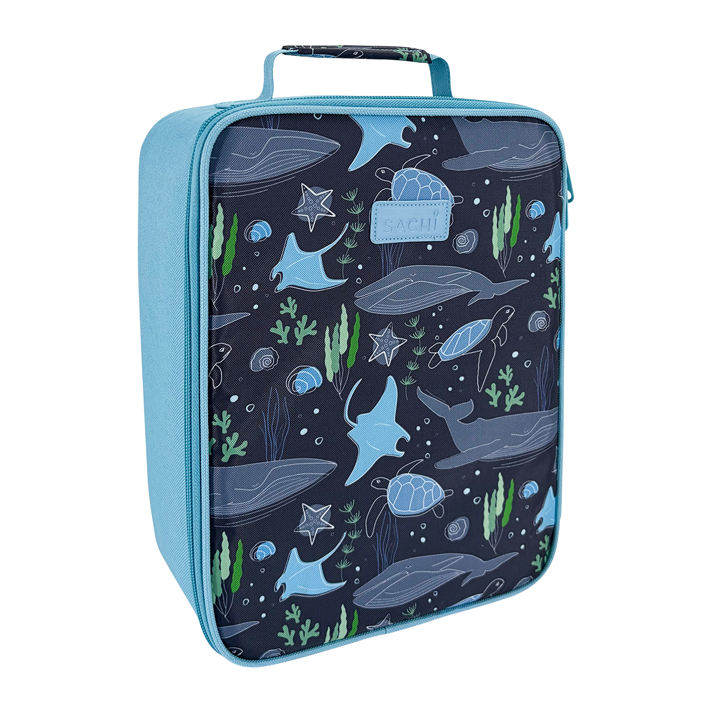 Sachi Kids Insulated Junior XL Lunch Bag - Ocean Friends