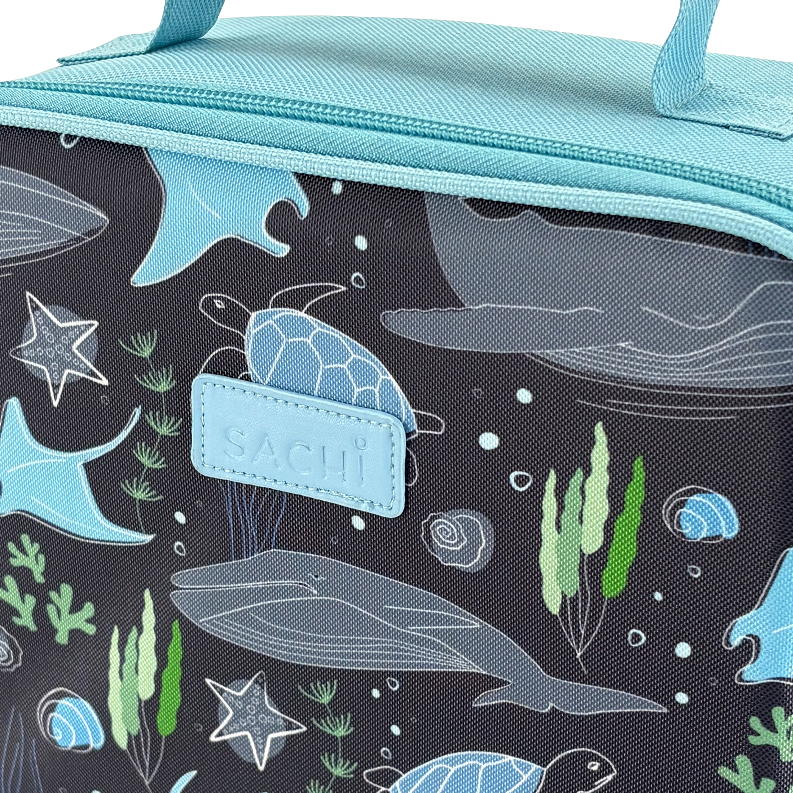 Sachi Kids Insulated Junior XL Lunch Bag - Ocean Friends