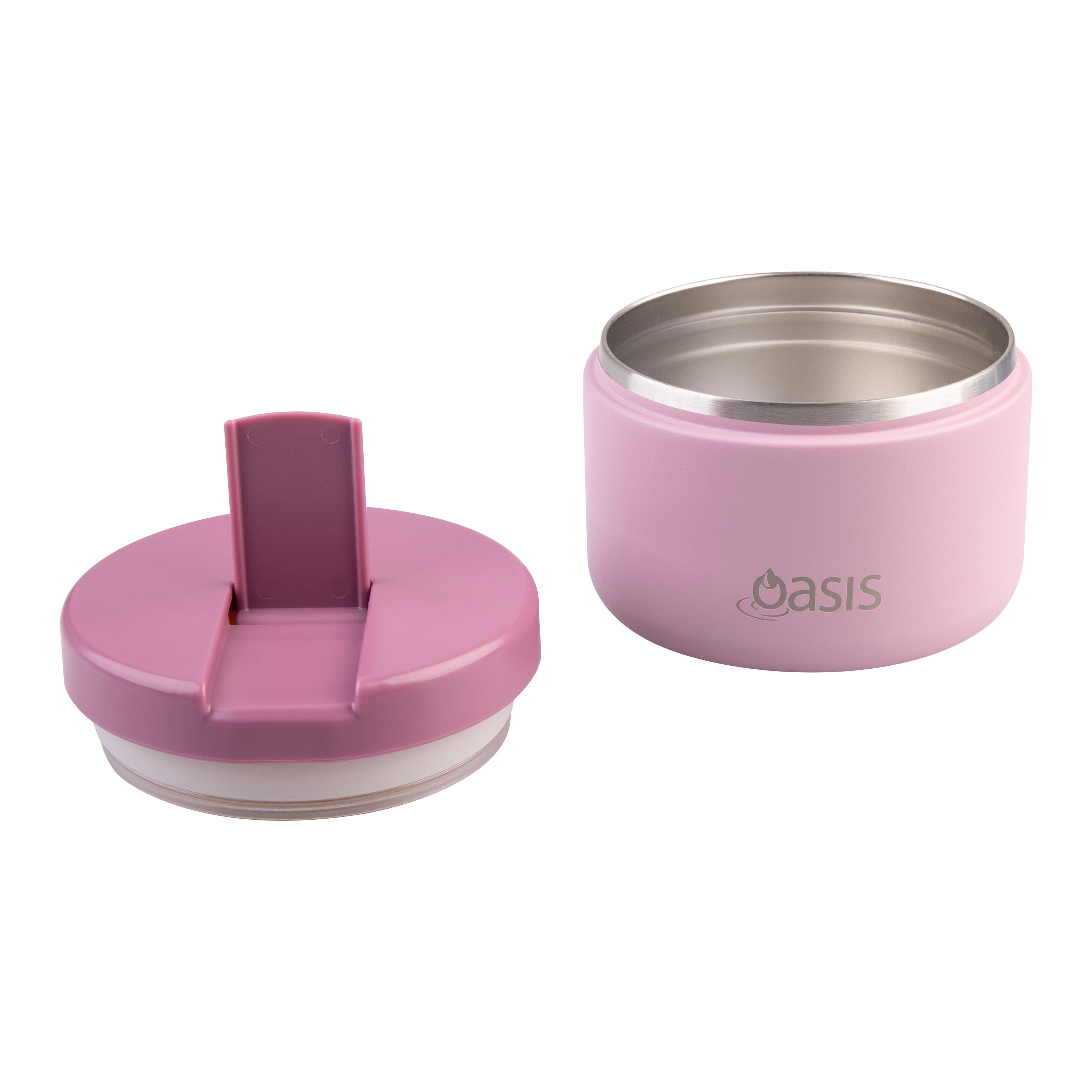 Oasis Stainless Steel Food Jar (300ml) - blush