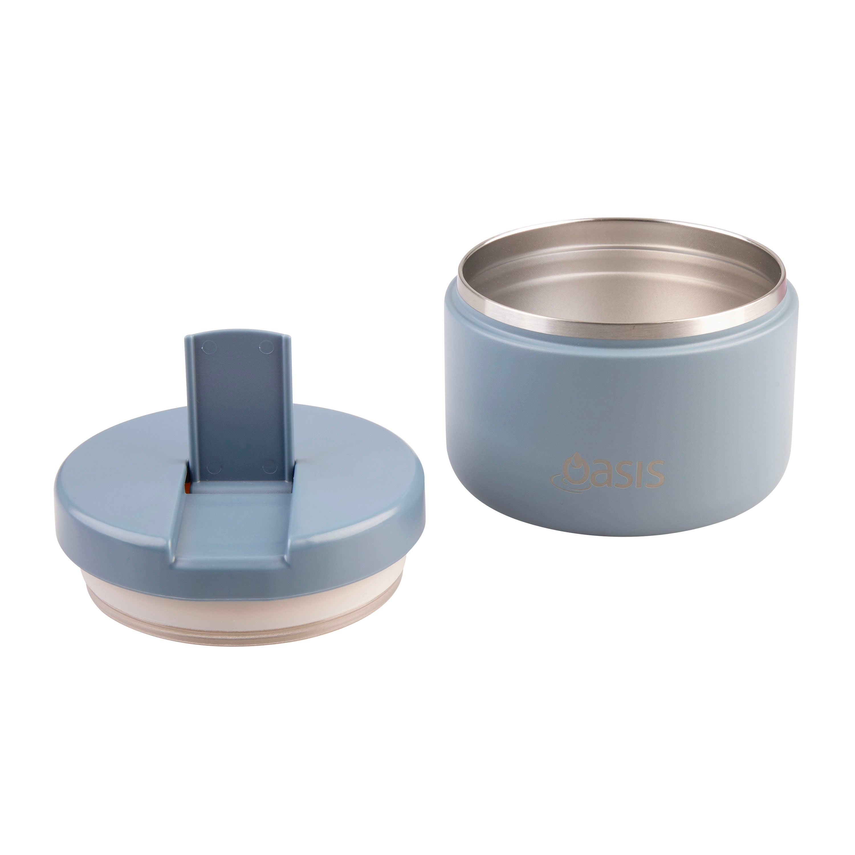 Oasis Stainless Steel Food Jar (300ml) - hazy blue