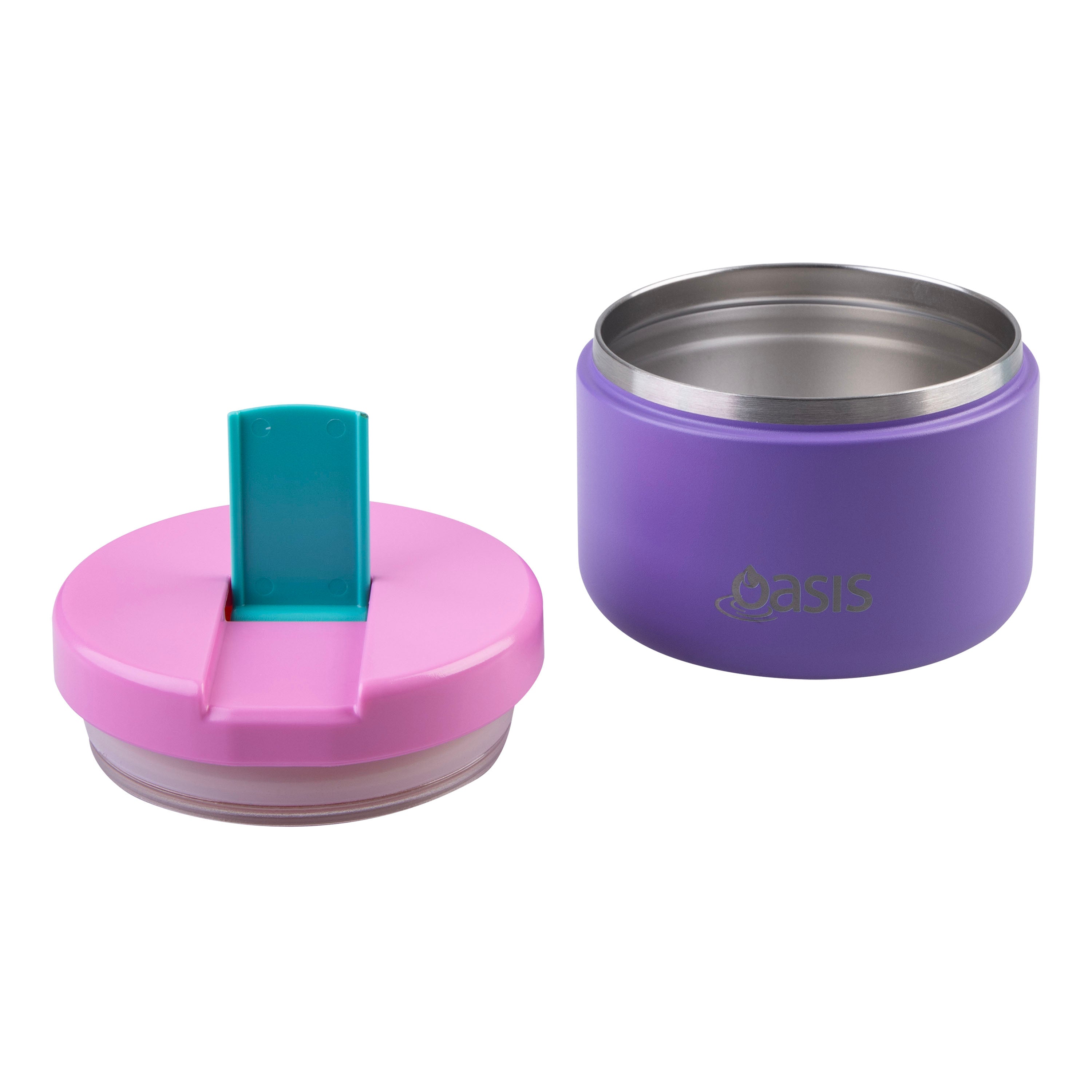 Oasis Stainless Steel Food Jar (300ml) - mermaid purple
