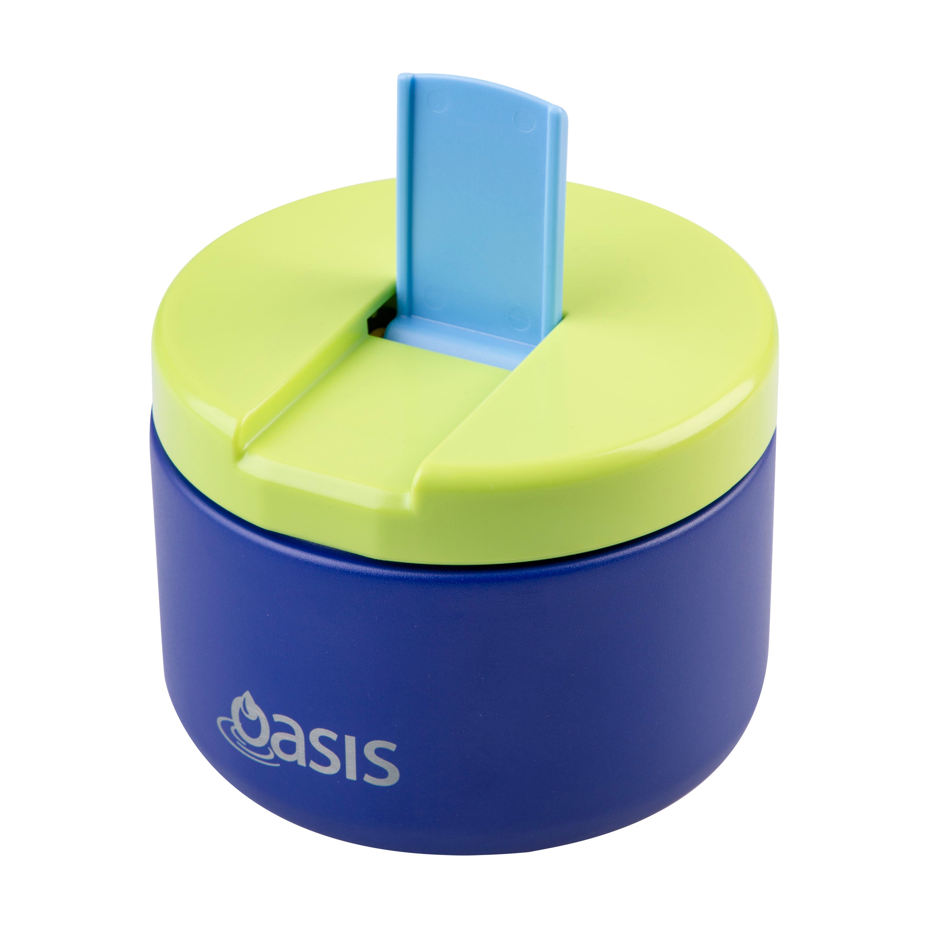 Oasis Stainless Steel Food Jar (300ml) - peacock blue