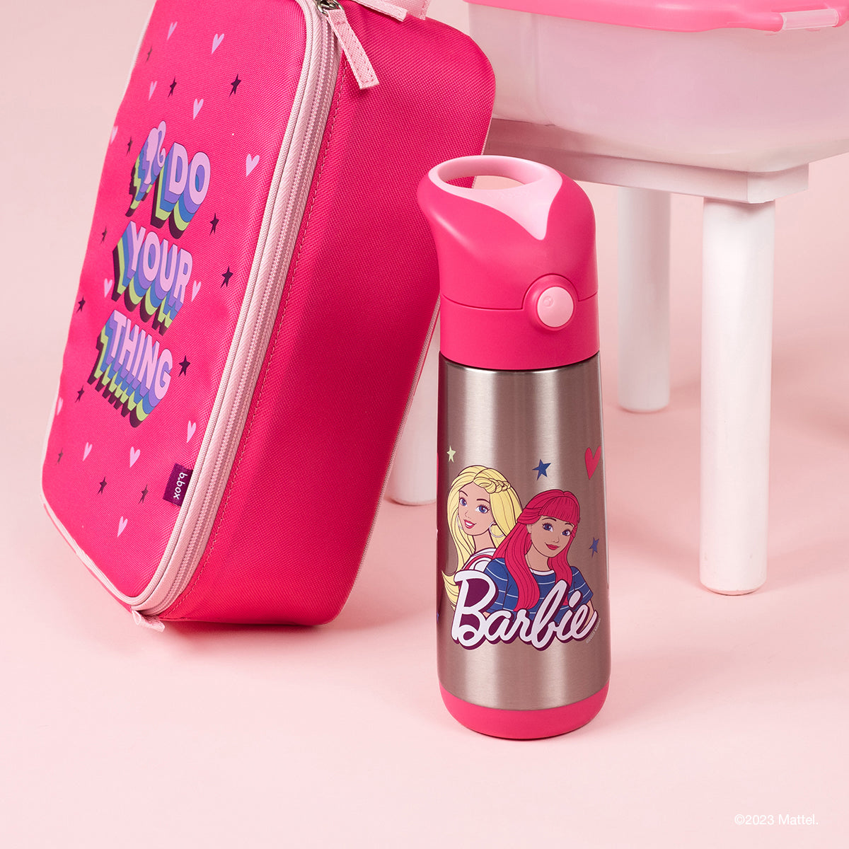 bbox pink barbie insulated drink bottle