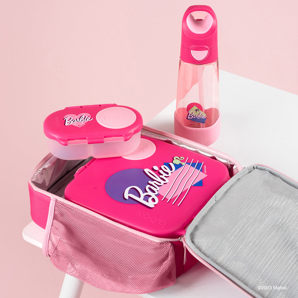bbox pink barbie lunchbox