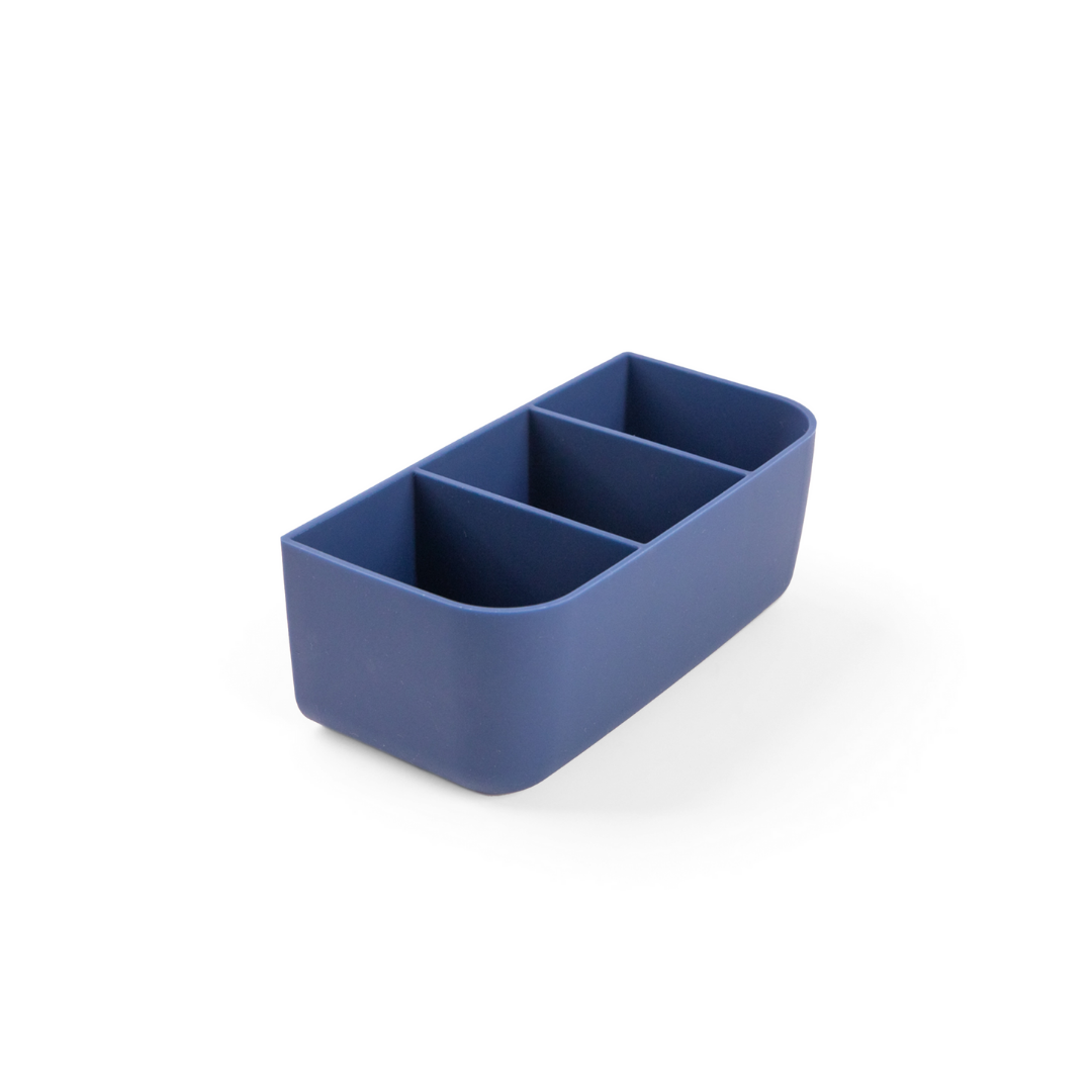 Navy blue silicone bite tray