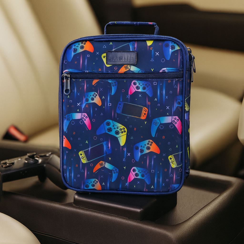 Sachi Kids Insulated Junior Lunch Bag - Gamer