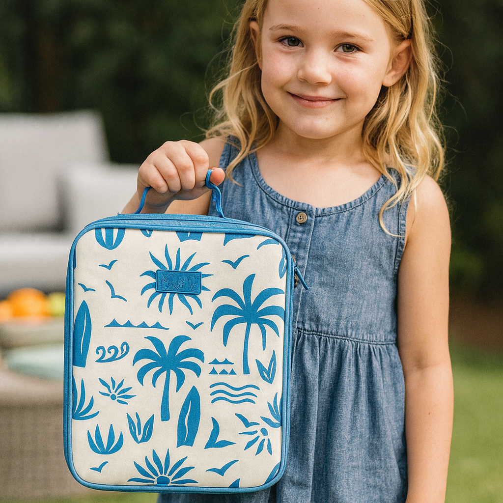 Sachi Kids Insulated Junior XL Lunch Bag - Beachy Keen