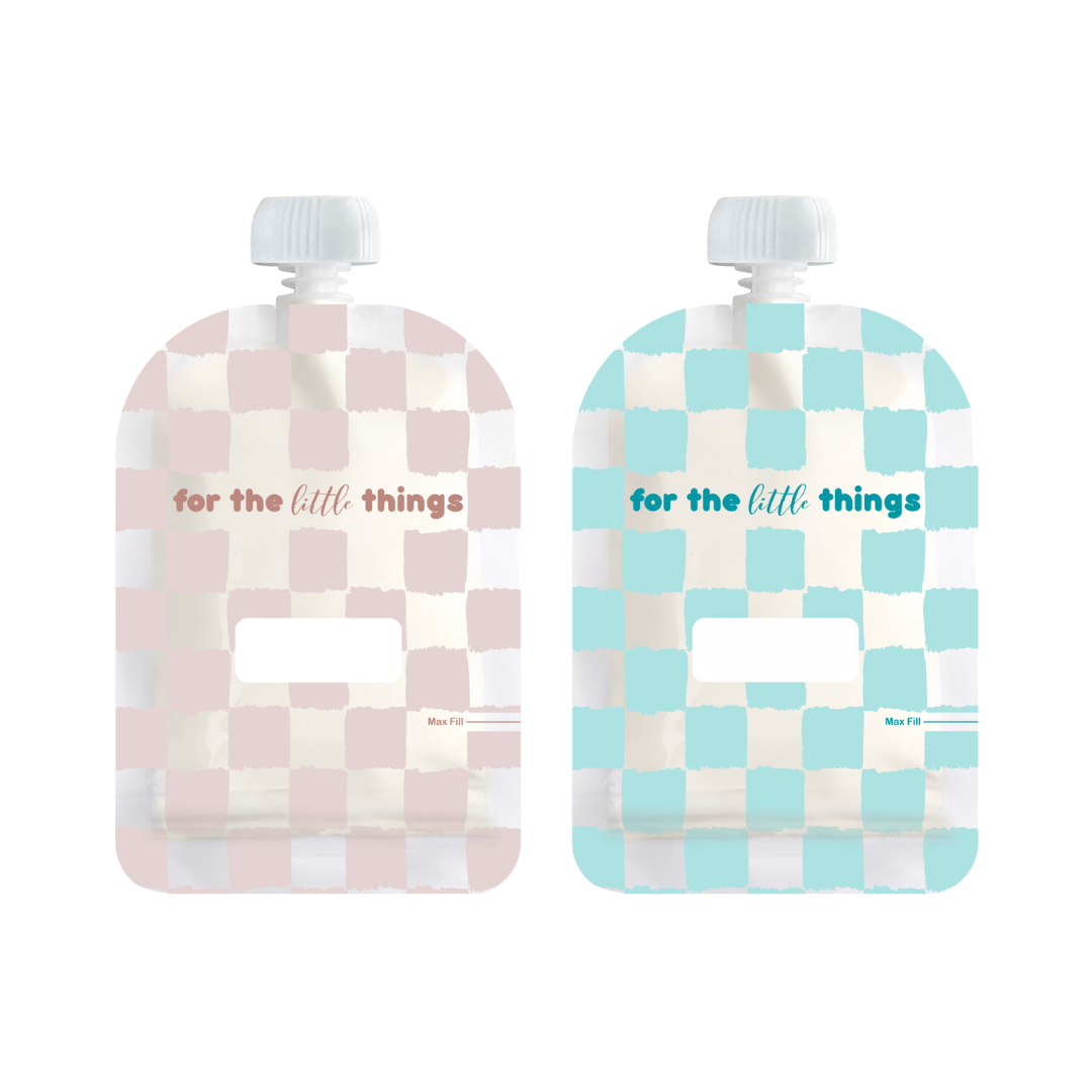 Sinchies 150ml Reusable Food Pouches - Checkmate Bubblegum