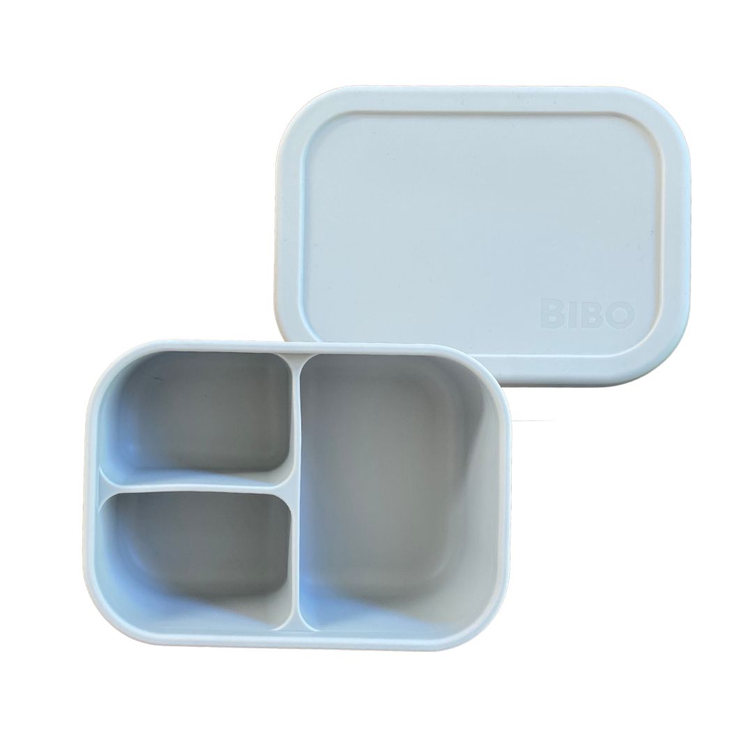 grey silicone bento box lunch box