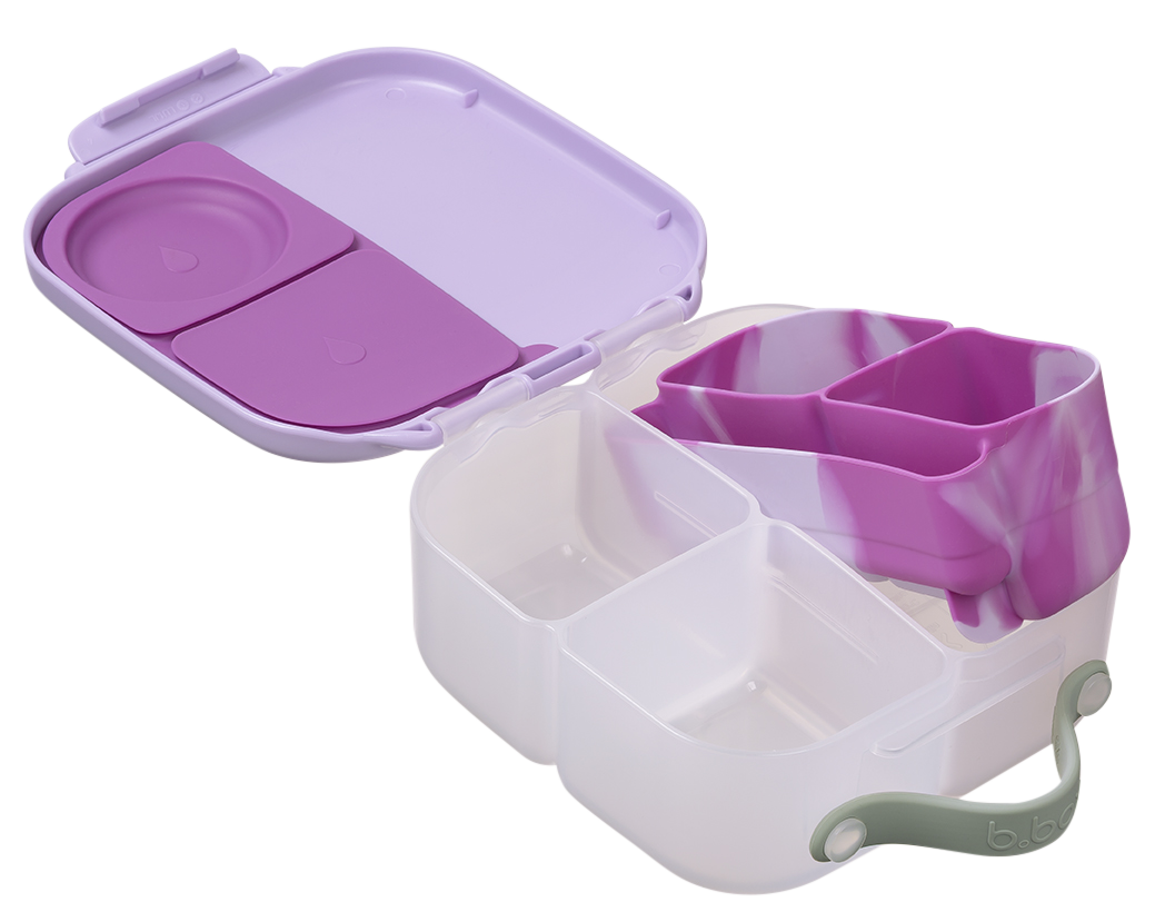 b.box silicone bento tray - mini - cosmic