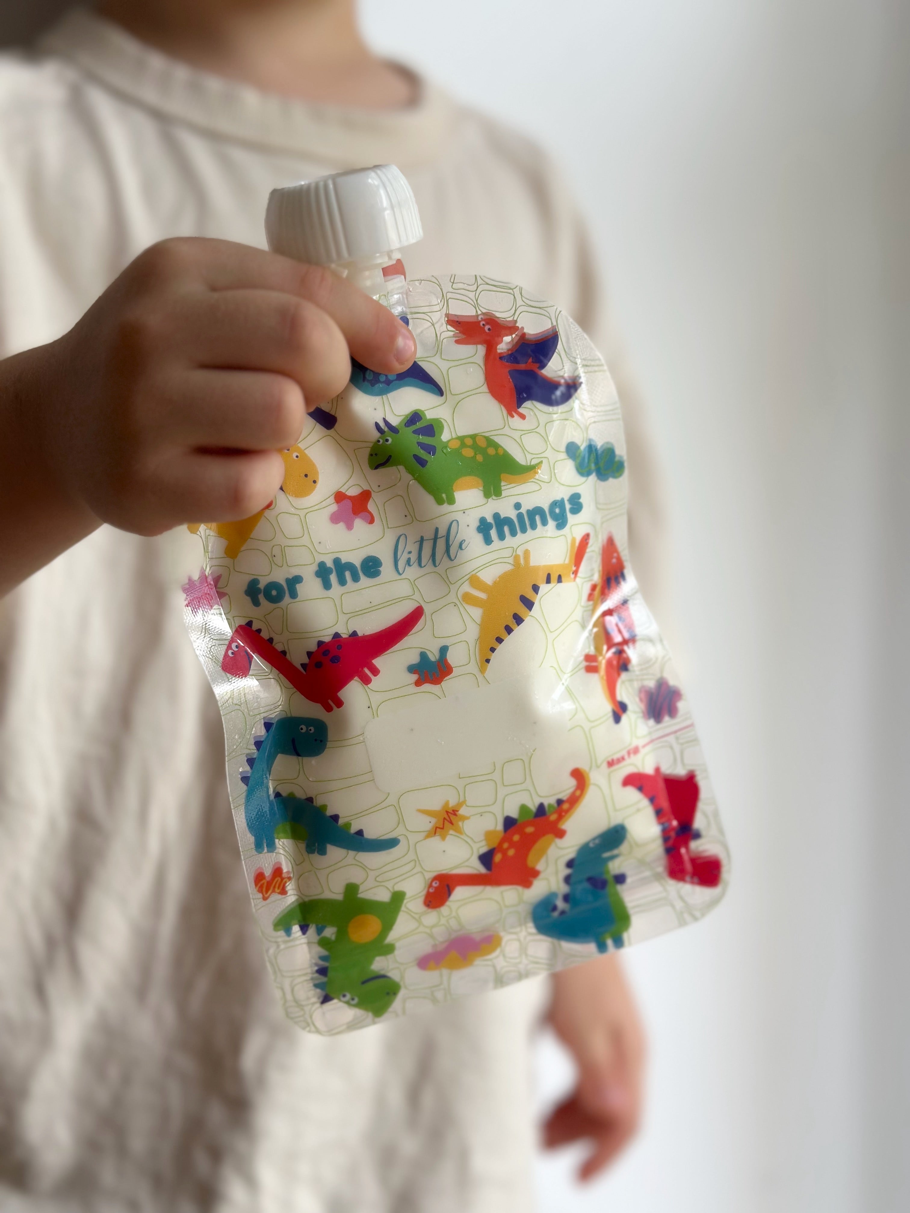 Sinchies 150ml Reusable Food Pouches - DinoROAR