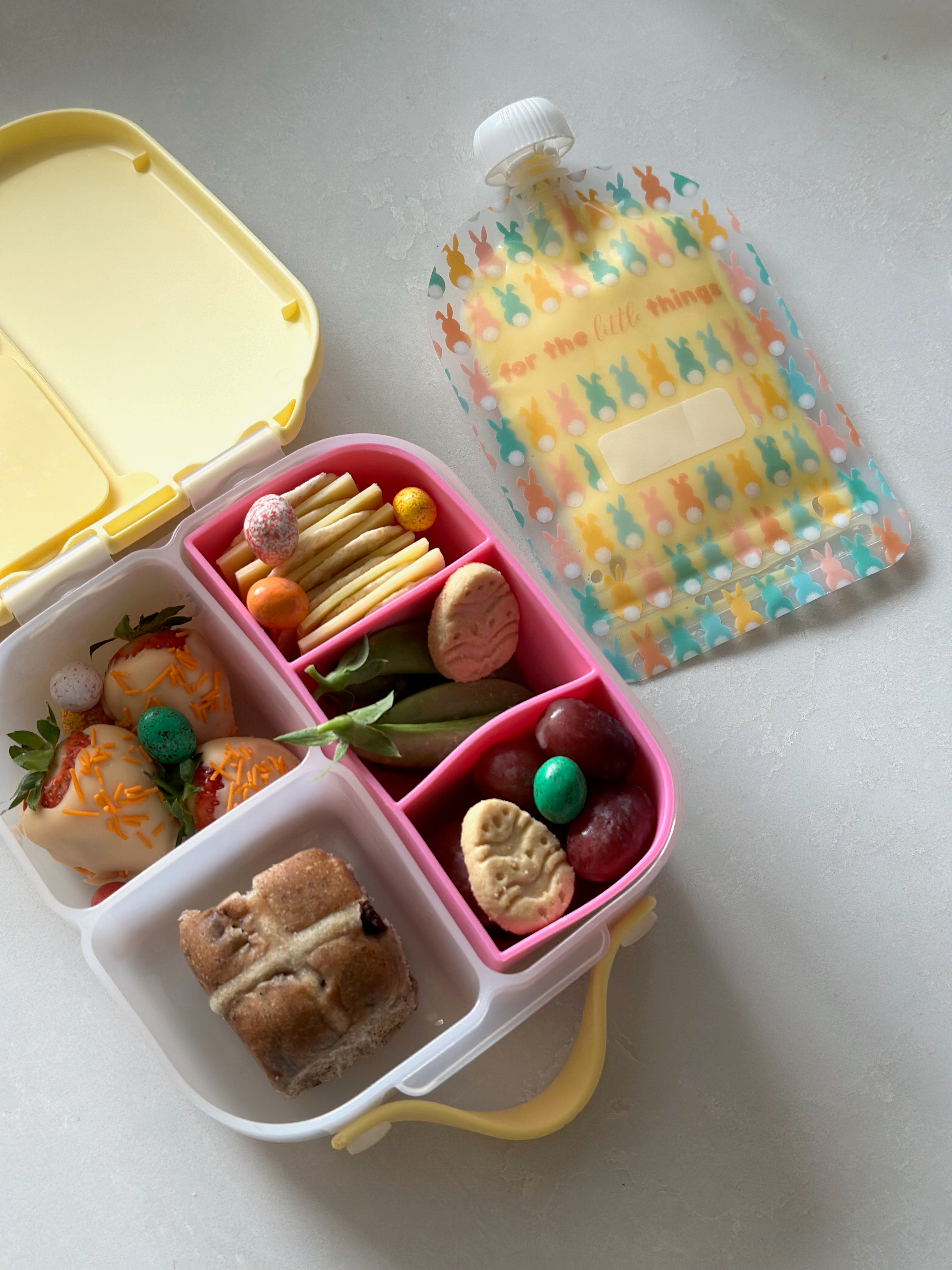 Sinchies 150ml Reusable Food Pouches - Bunnies