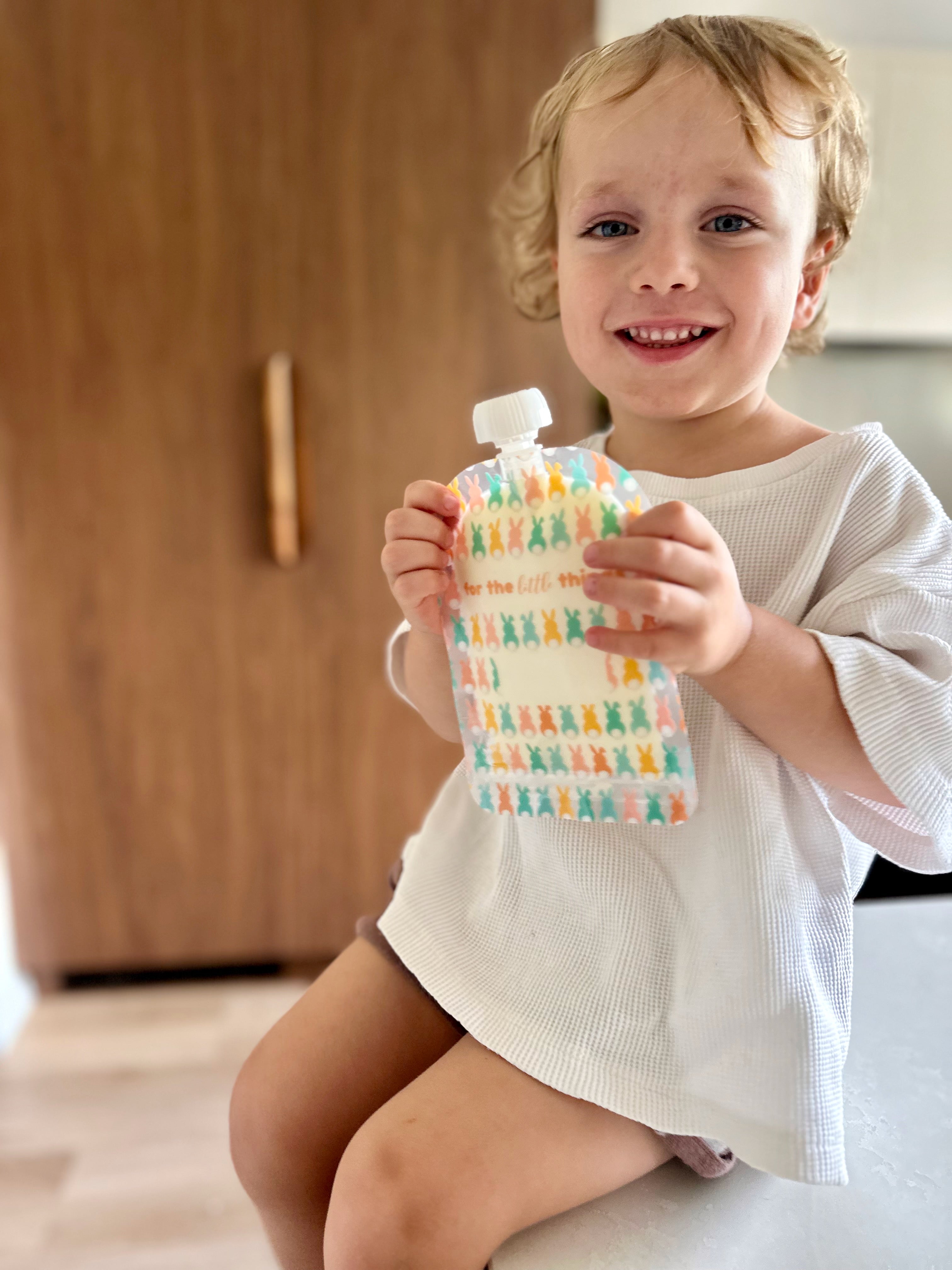 Sinchies 150ml Reusable Food Pouches - Bunnies