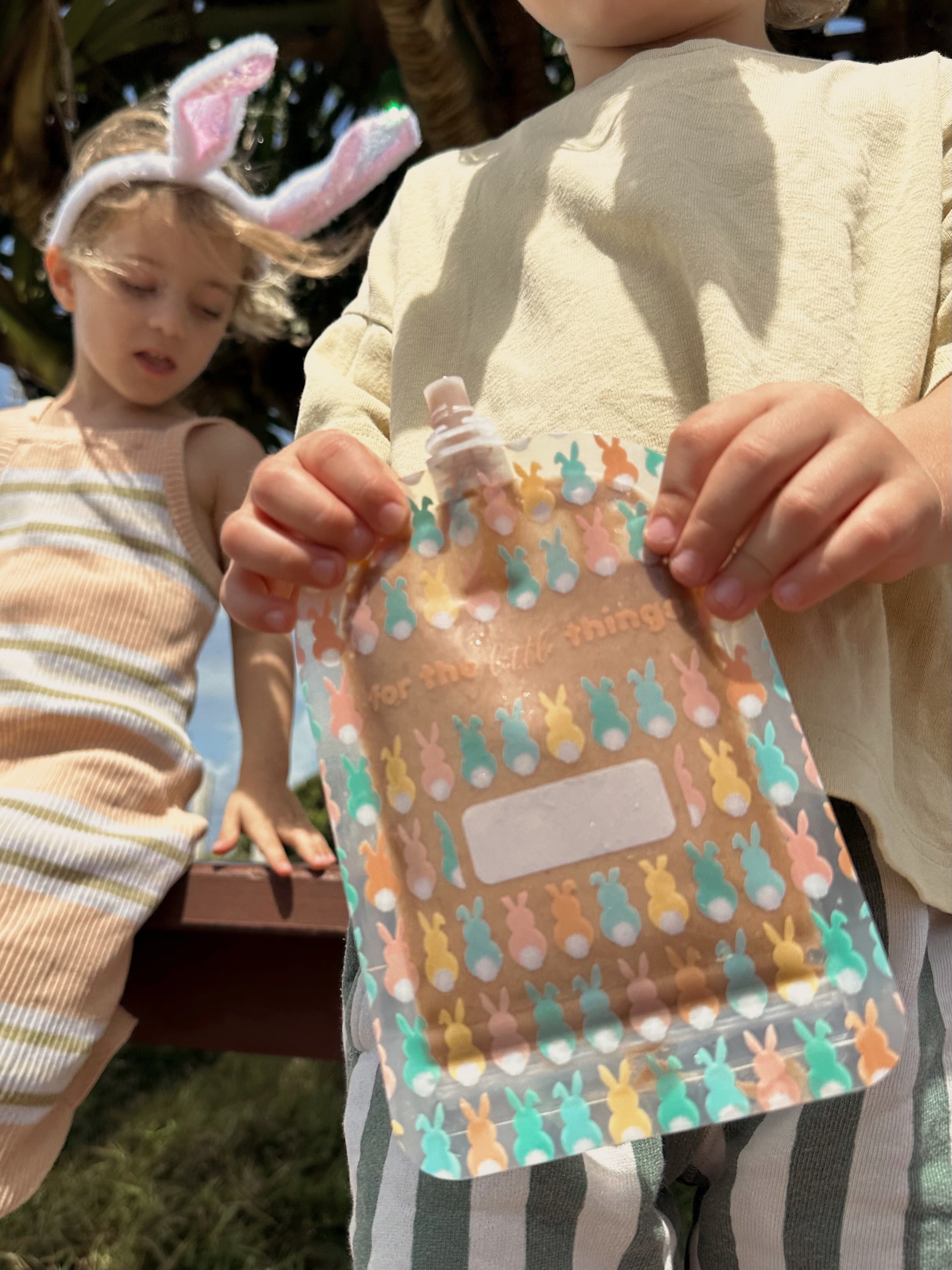 Sinchies 150ml Reusable Food Pouches - Bunnies