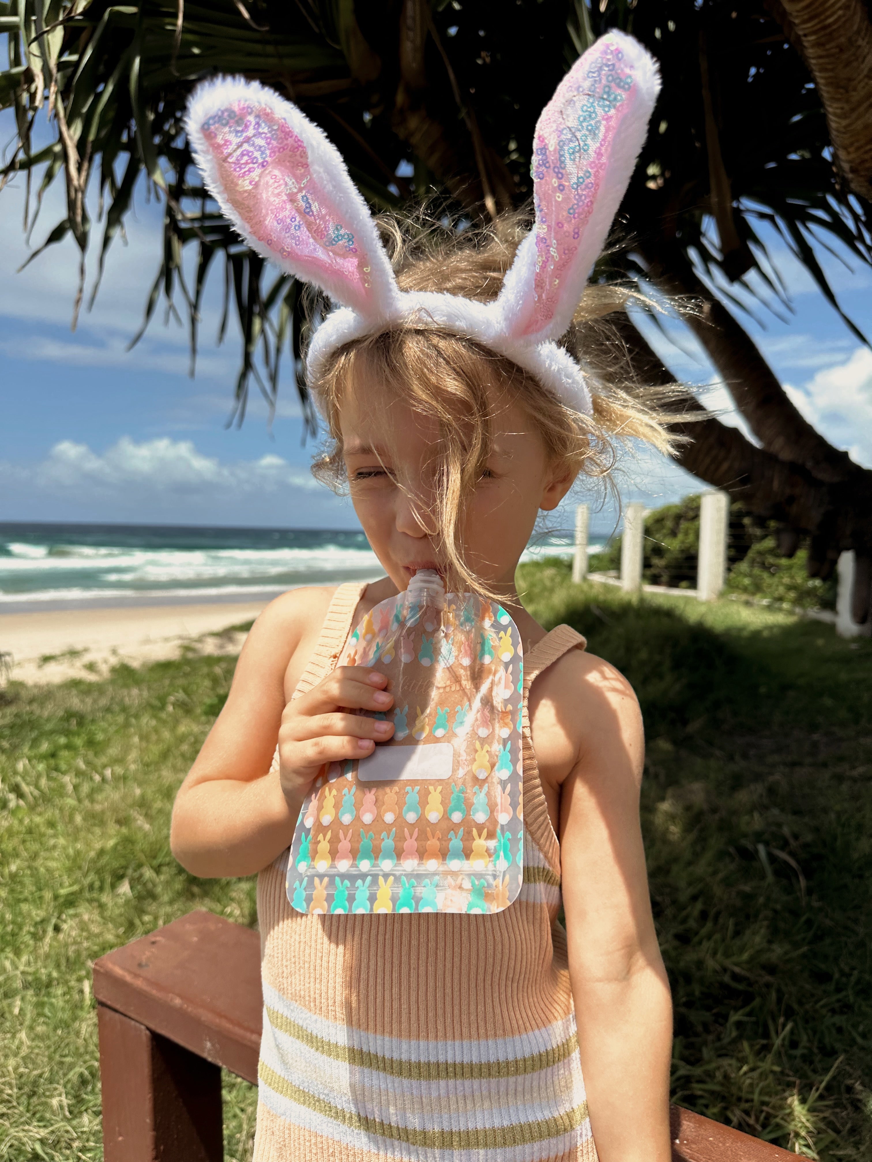 Sinchies 150ml Reusable Food Pouches - Bunnies