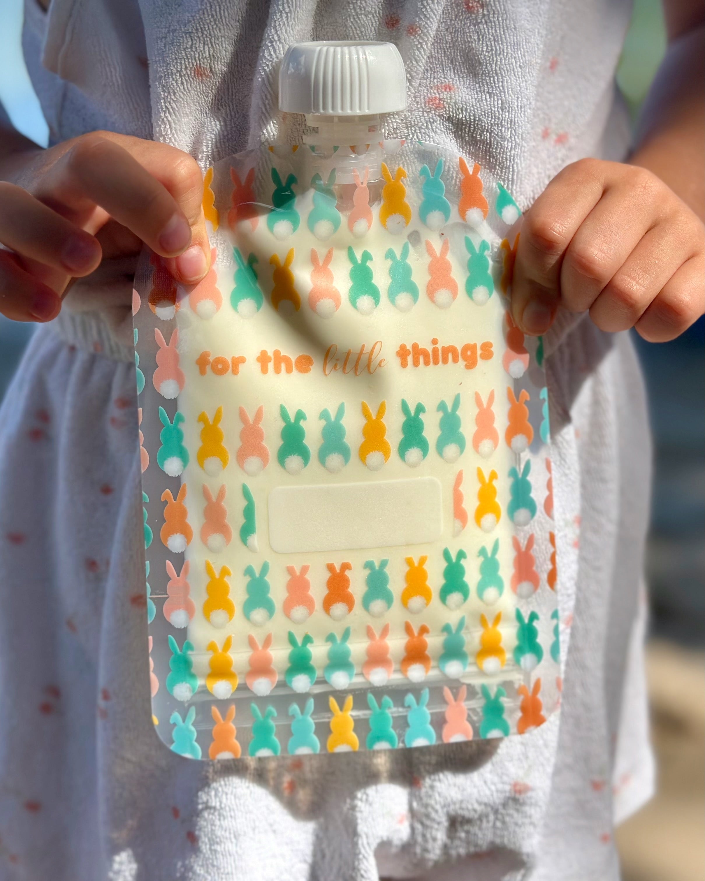 Sinchies 150ml Reusable Food Pouches - Bunnies