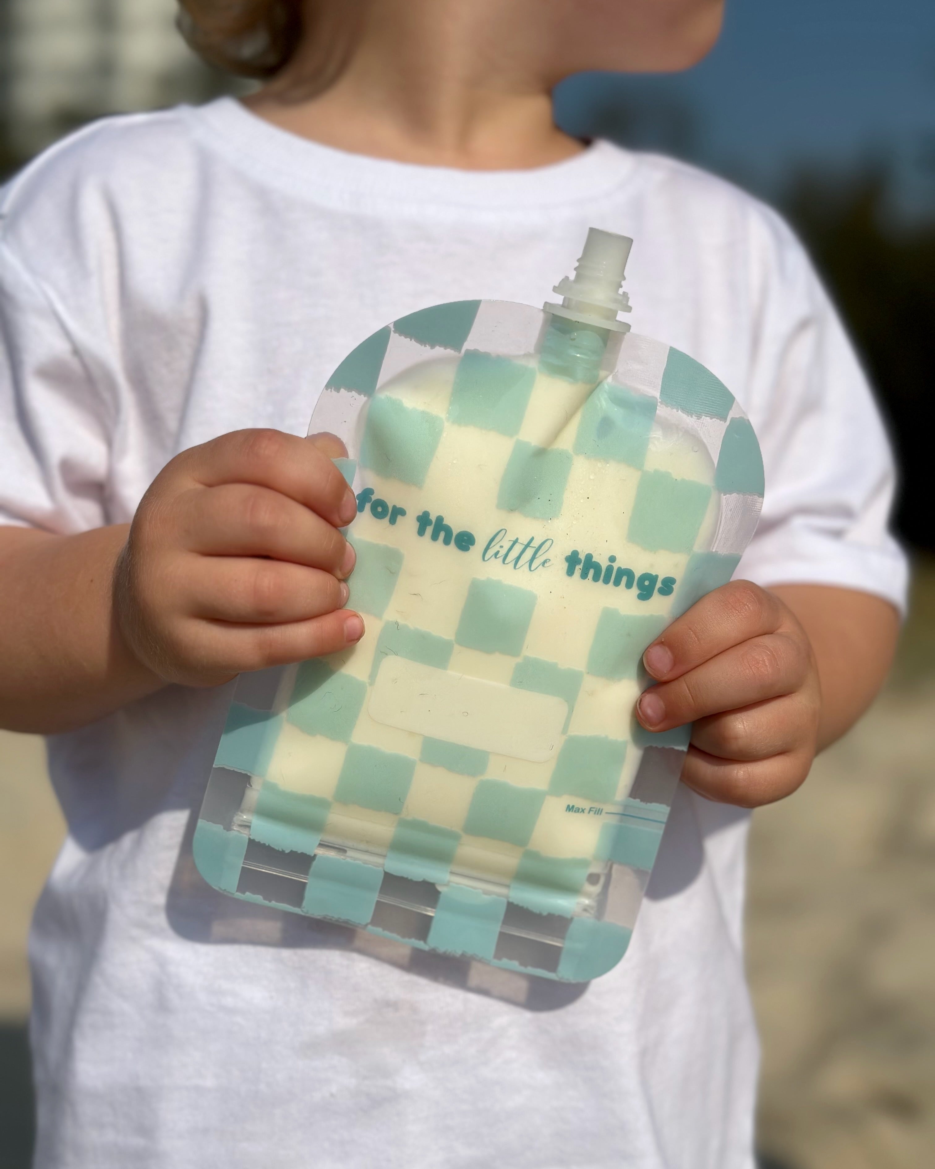 Sinchies 150ml Reusable Food Pouches - Checkmate Bubblegum