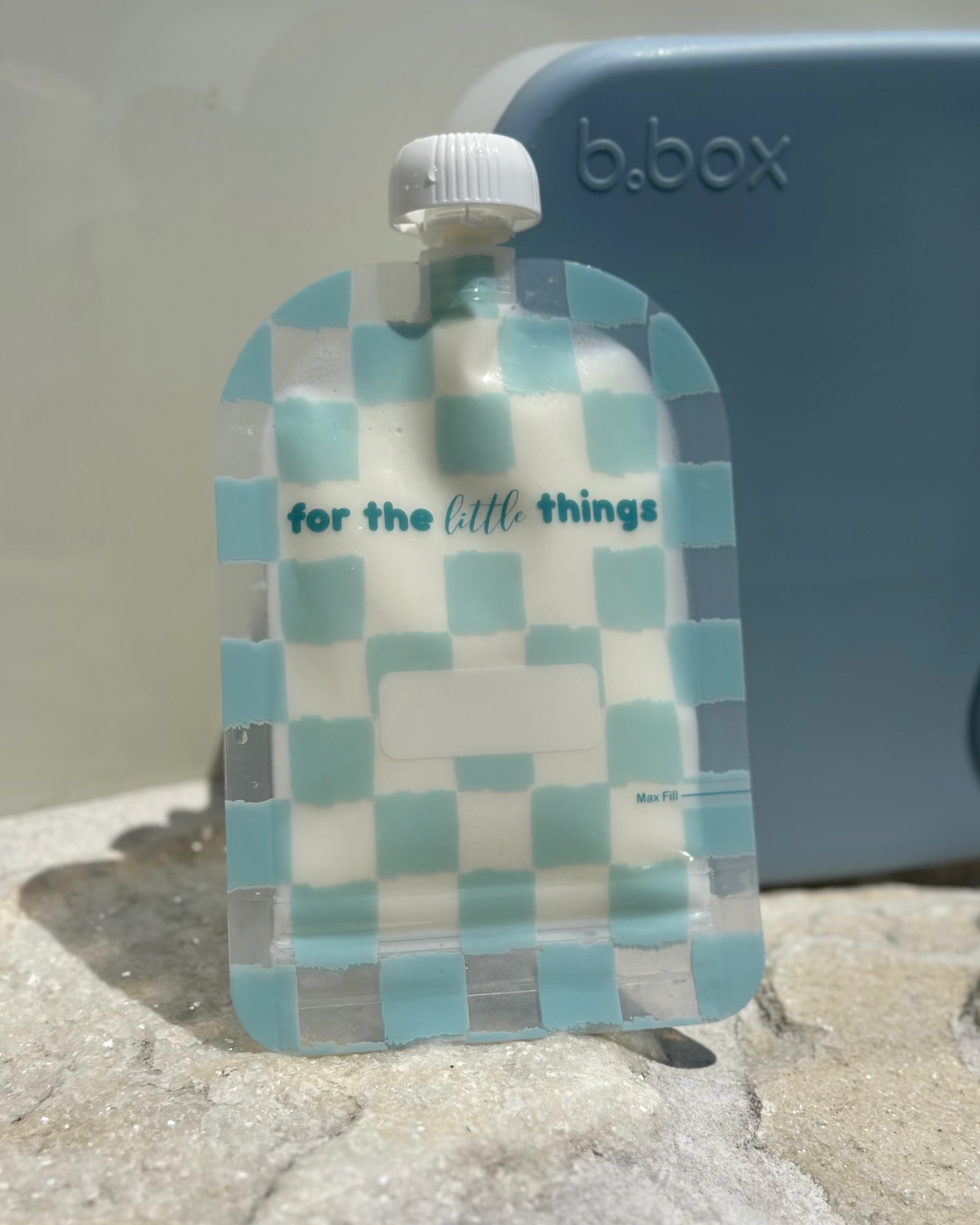 Sinchies 150ml Reusable Food Pouches - Checkmate Bubblegum