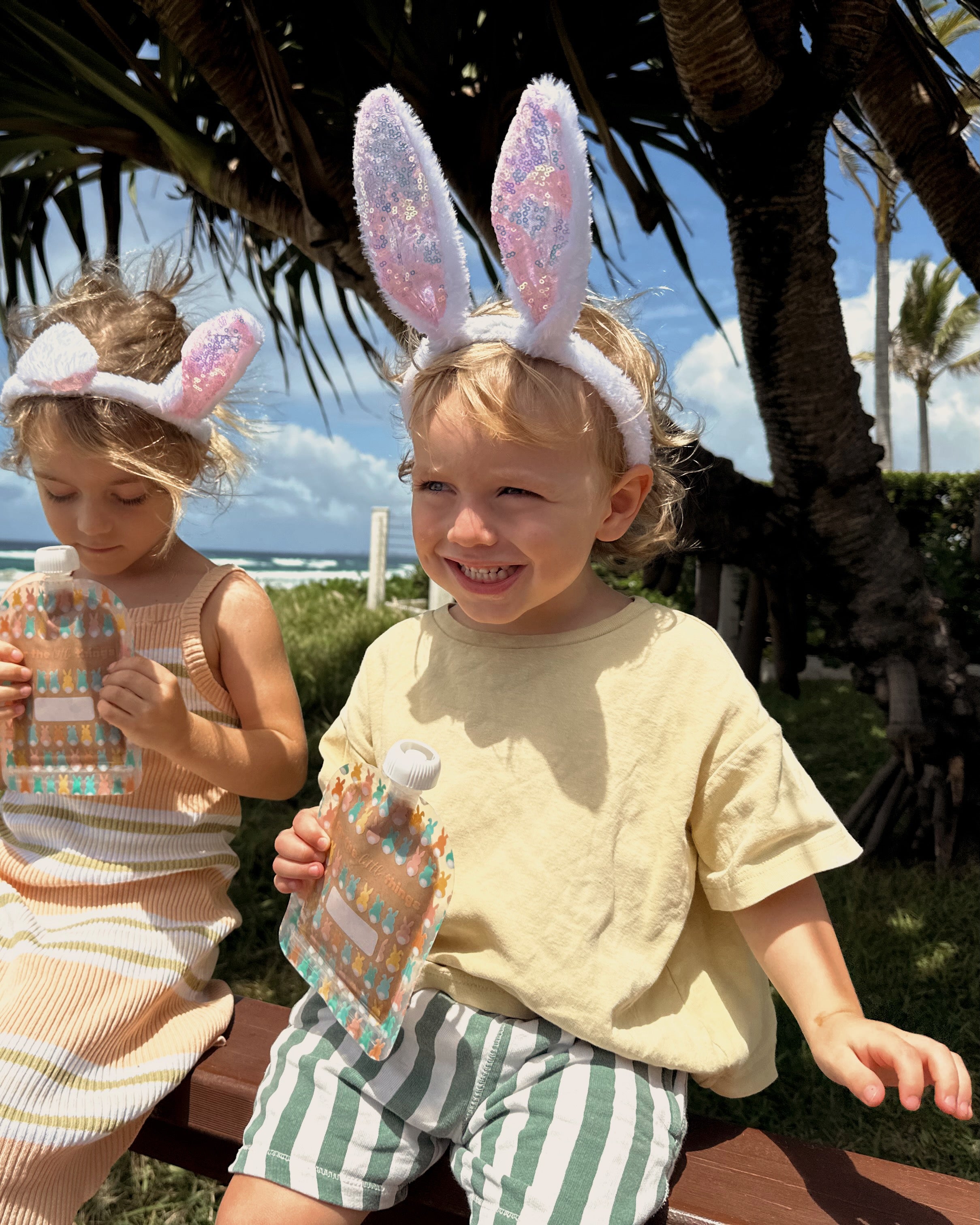 Sinchies 150ml Reusable Food Pouches - Bunnies