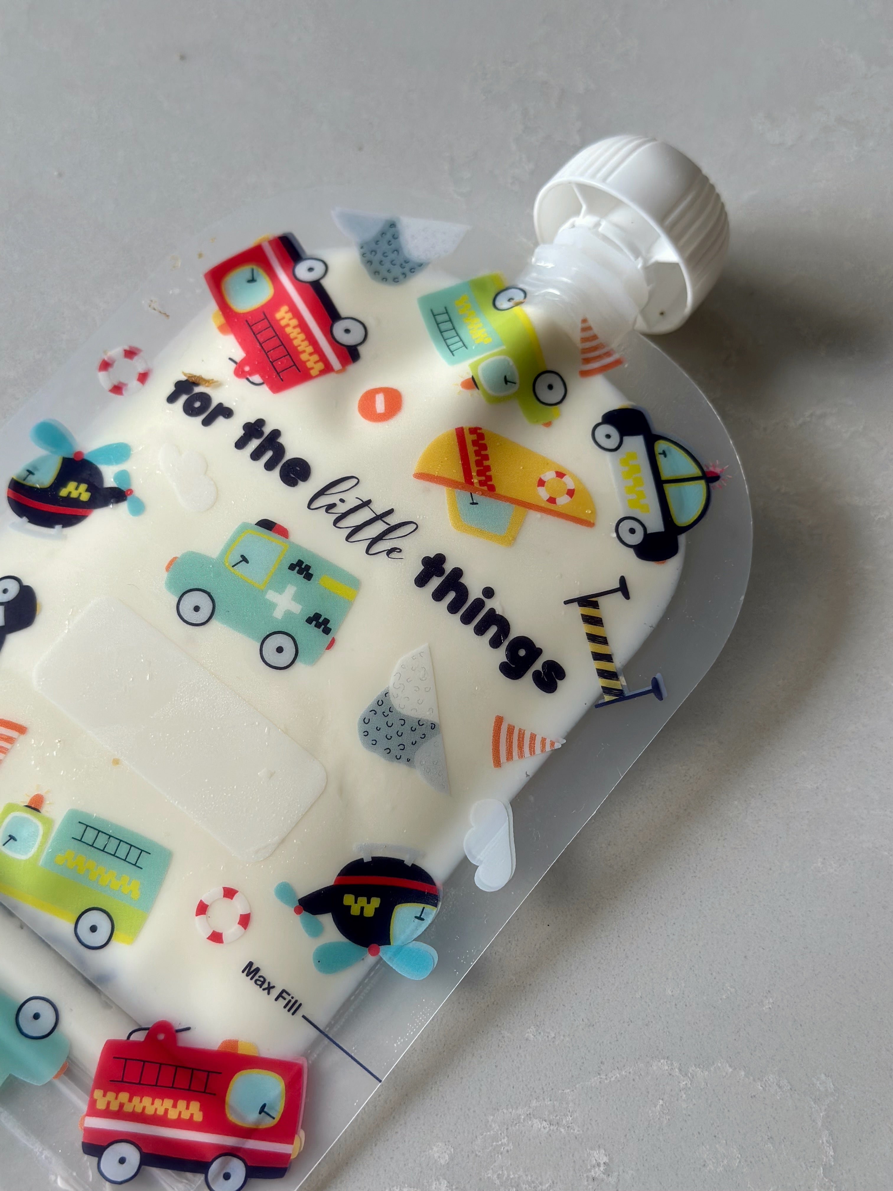 Sinchies 150ml Reusable Food Pouches - Rescue Squad